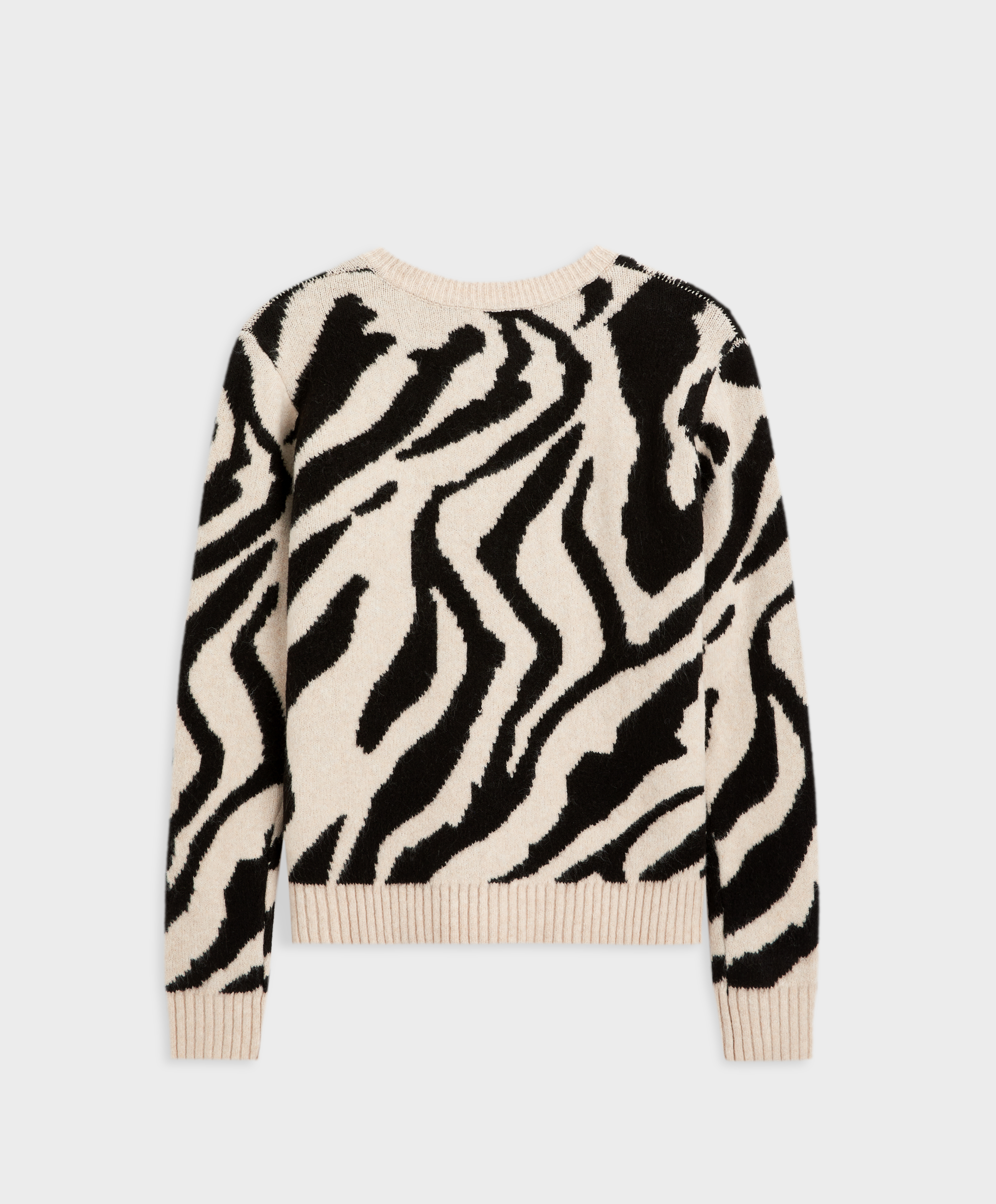 Zebra jacquard knit jumper - Highlights 