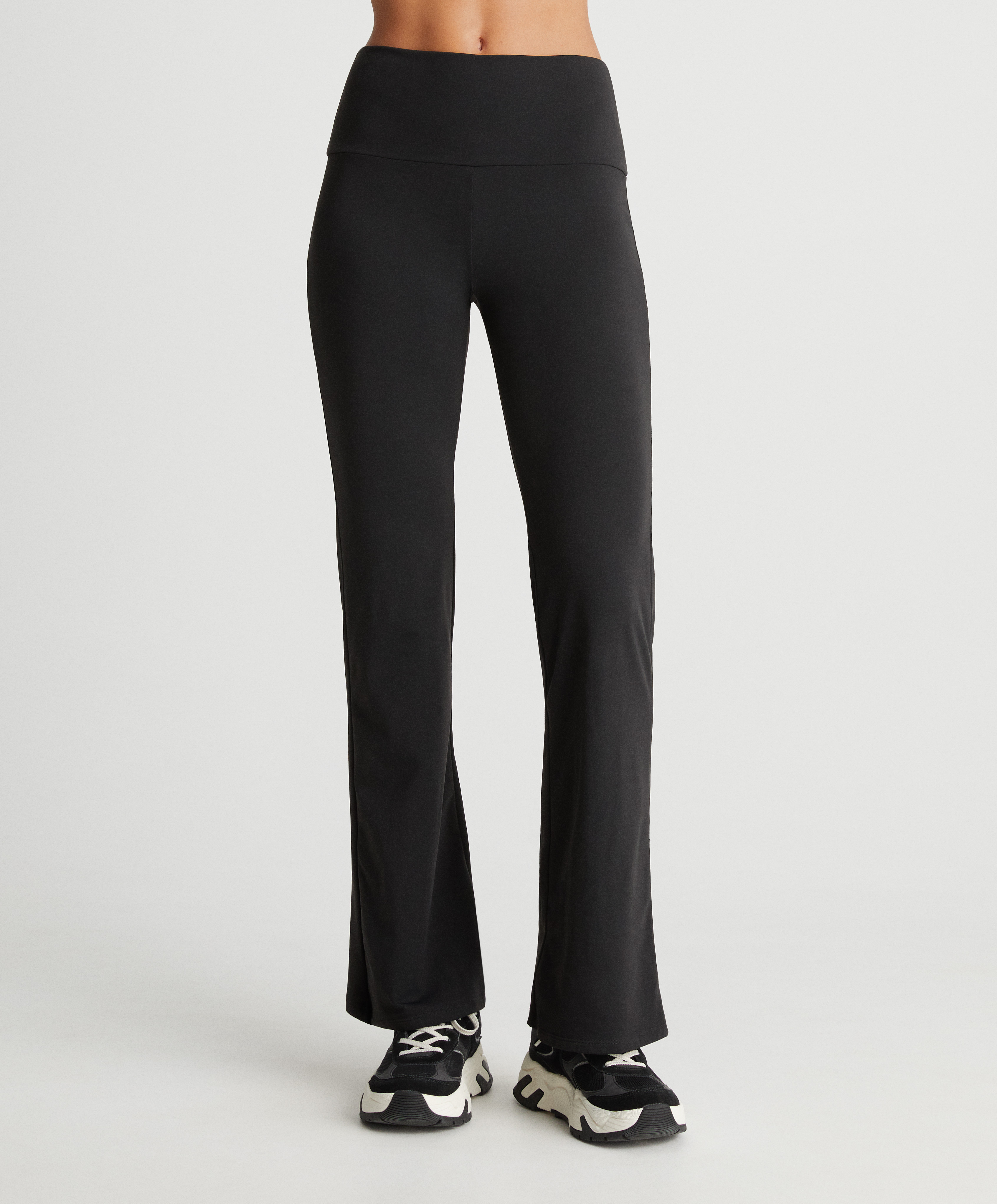 Comfort warm flare trousers