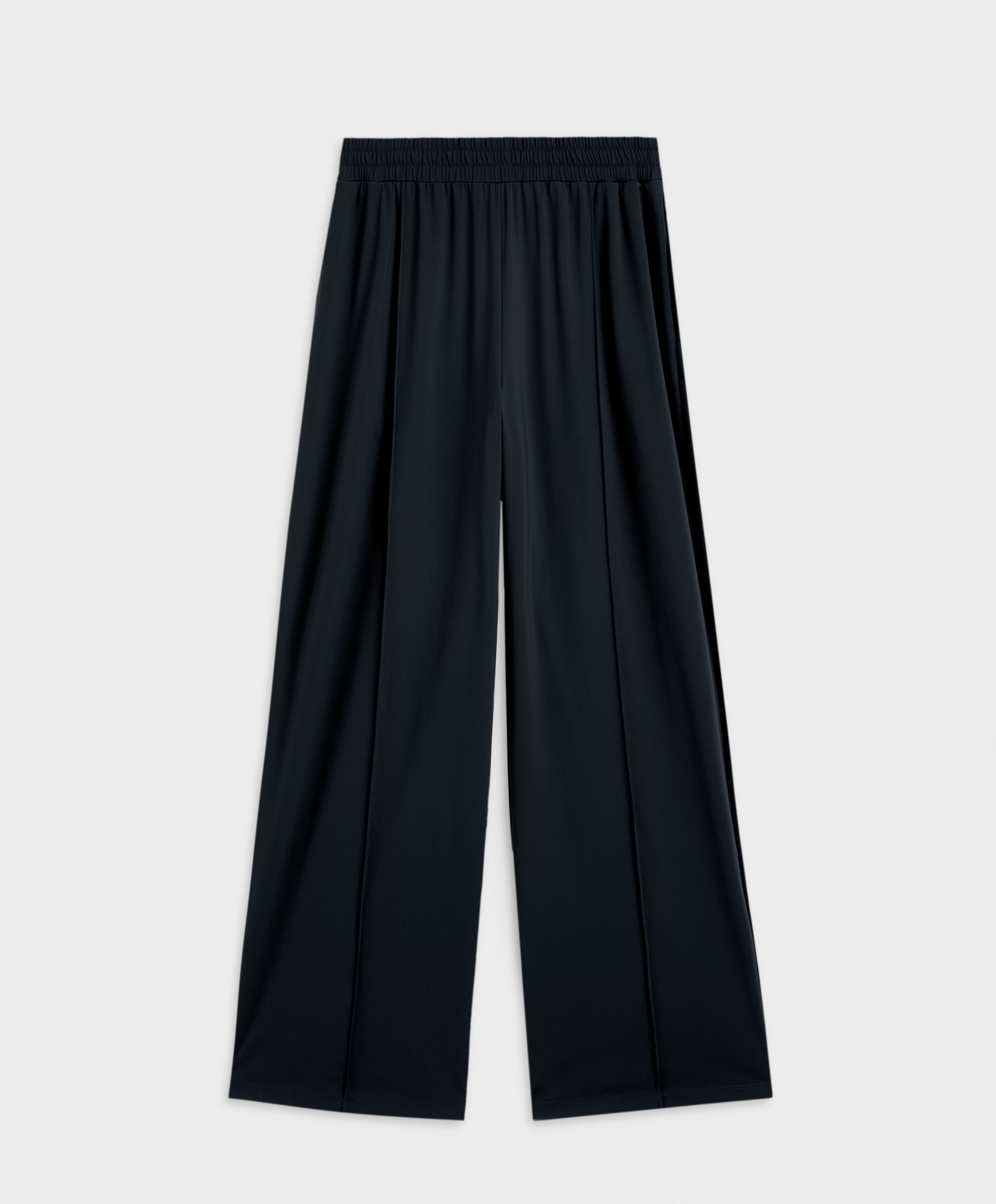 Light touch straight-leg trousers