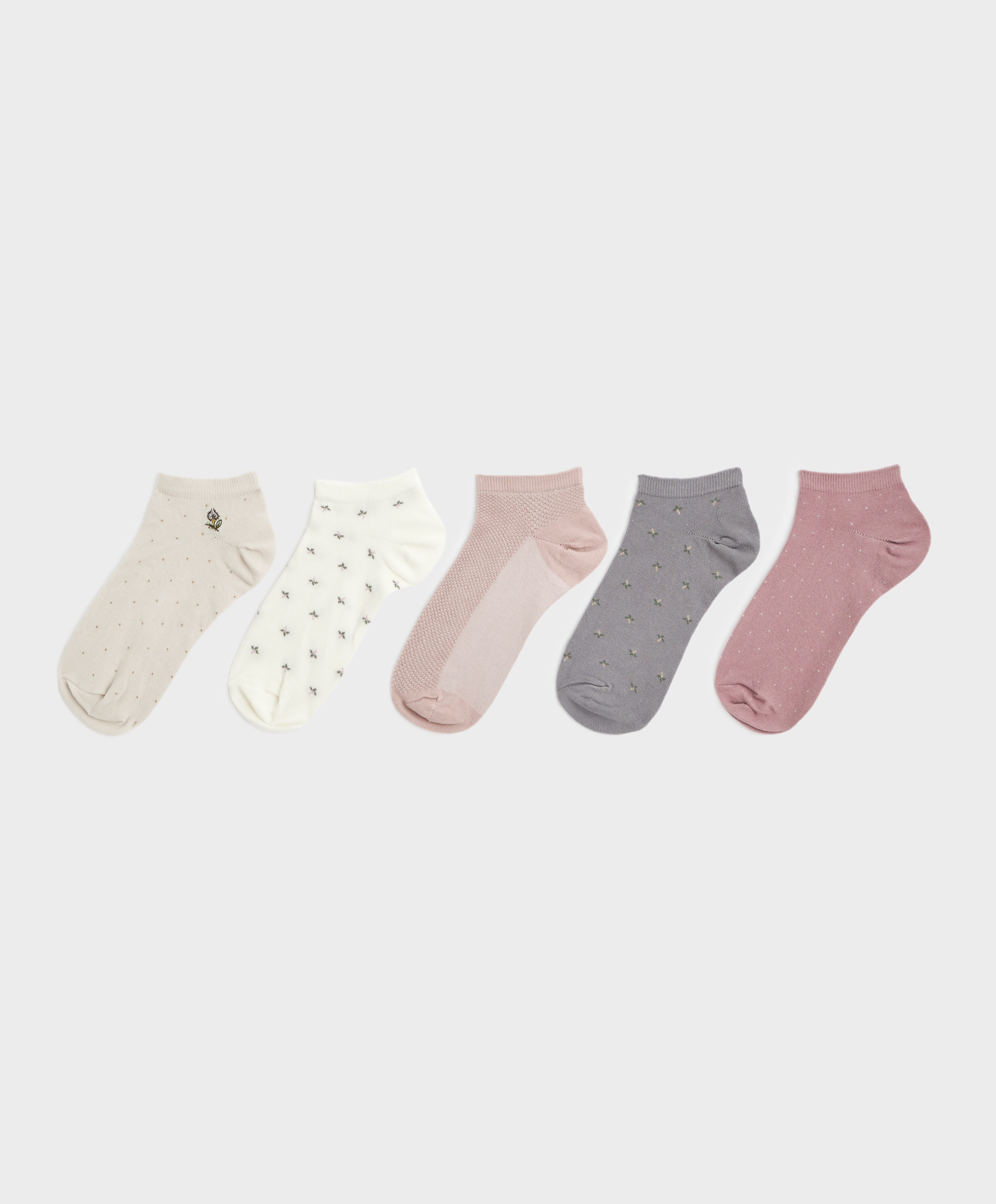 5 pairs of fantasy cotton trainer socks