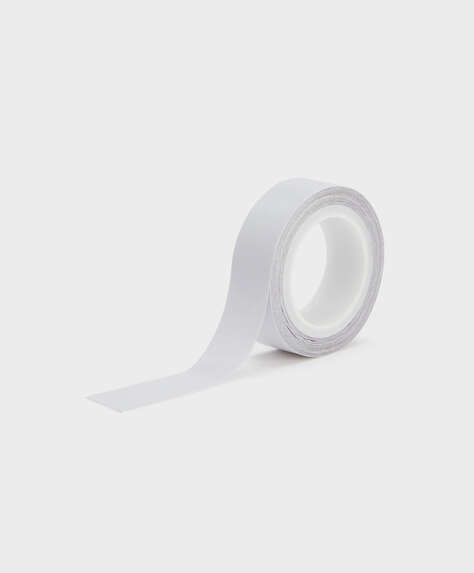 Two-sided adhesive fabric tape