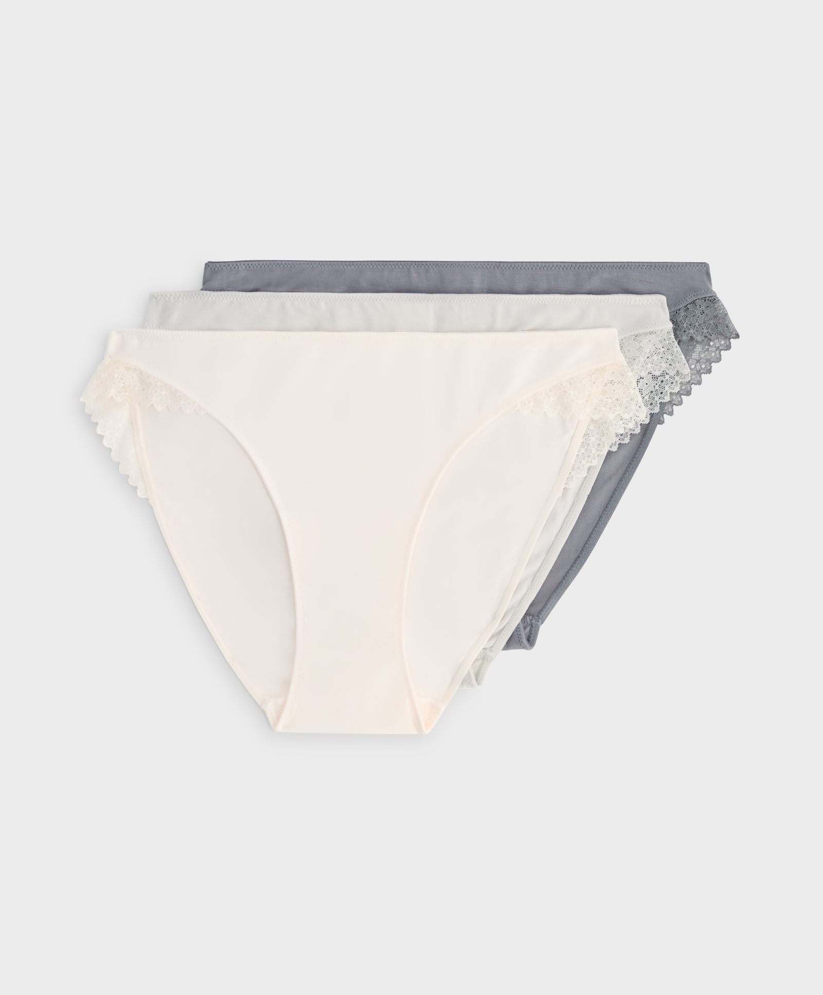 3 modal and lace classic briefs