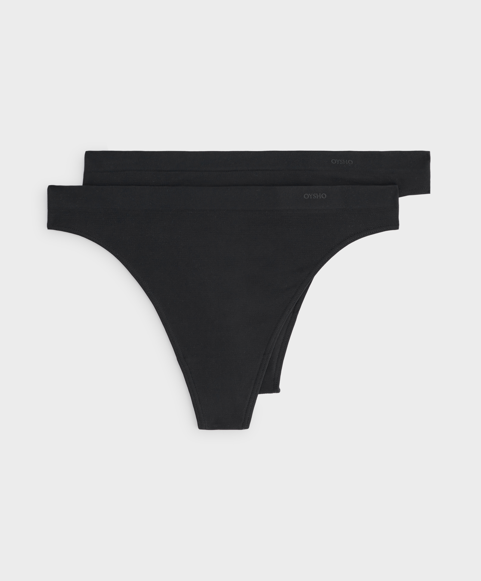2 mid-rise active seamless thongs