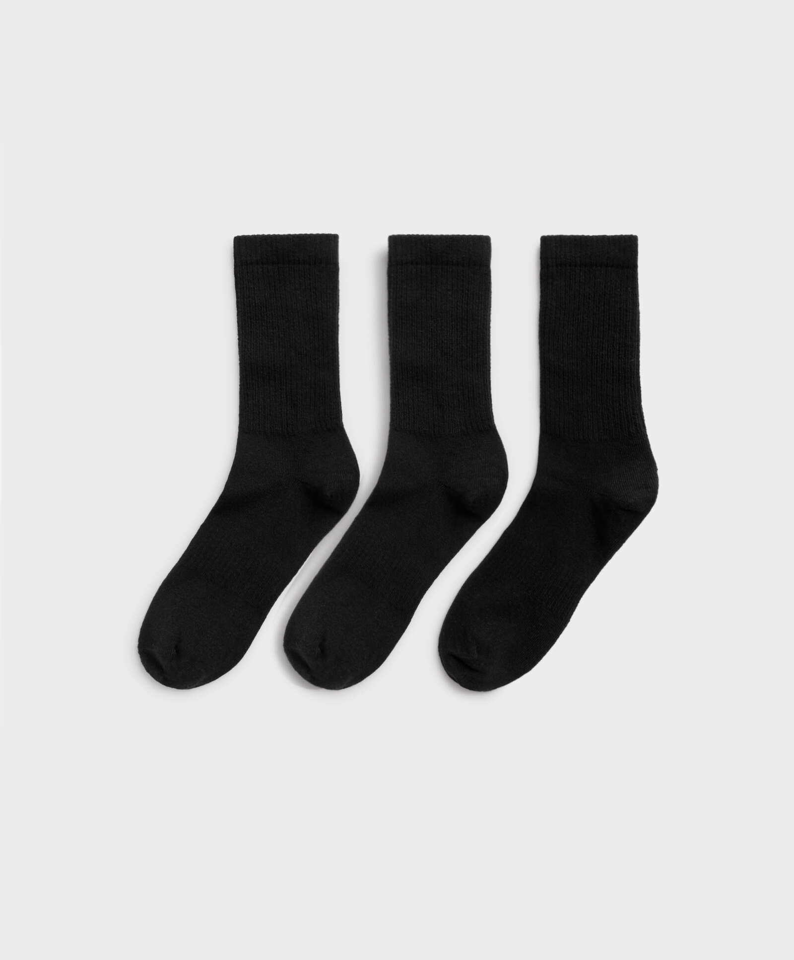 3 para sportskih pamučnih čarapa srednje dužine