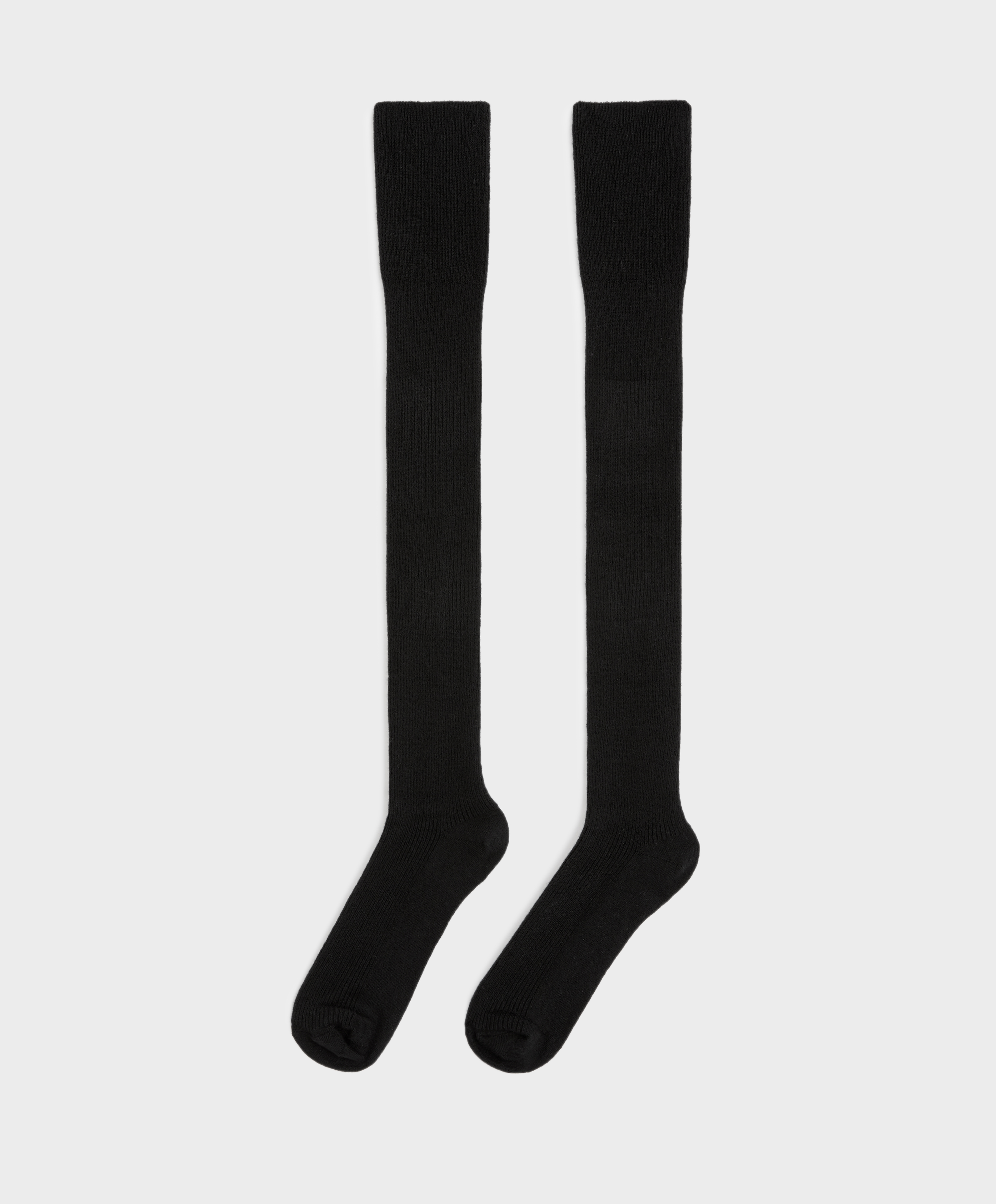 Cashmere over-the-knee socks