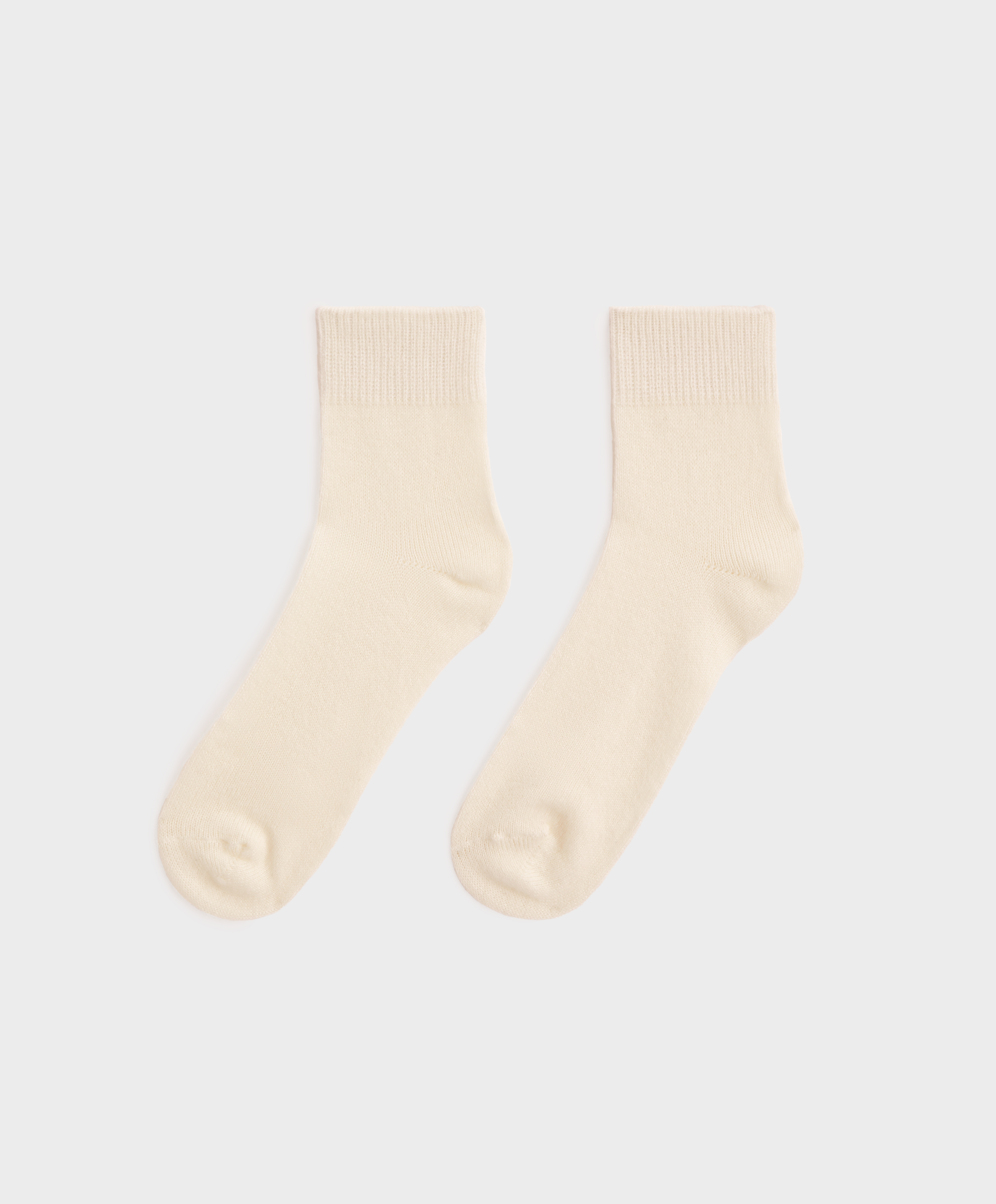 Quarter-Socken mit Cashmere