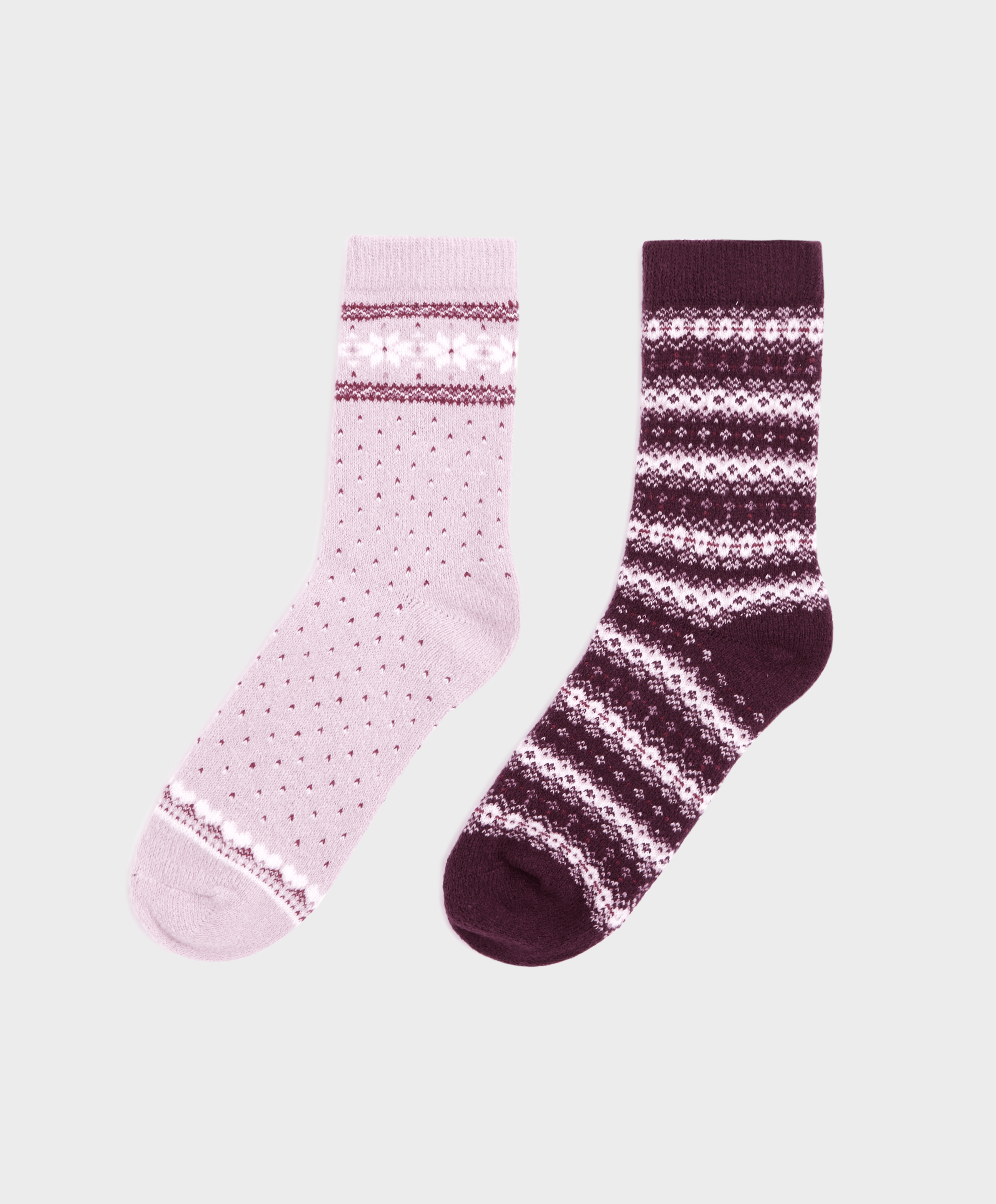 2 para debelih čarapa sa dezenom classic