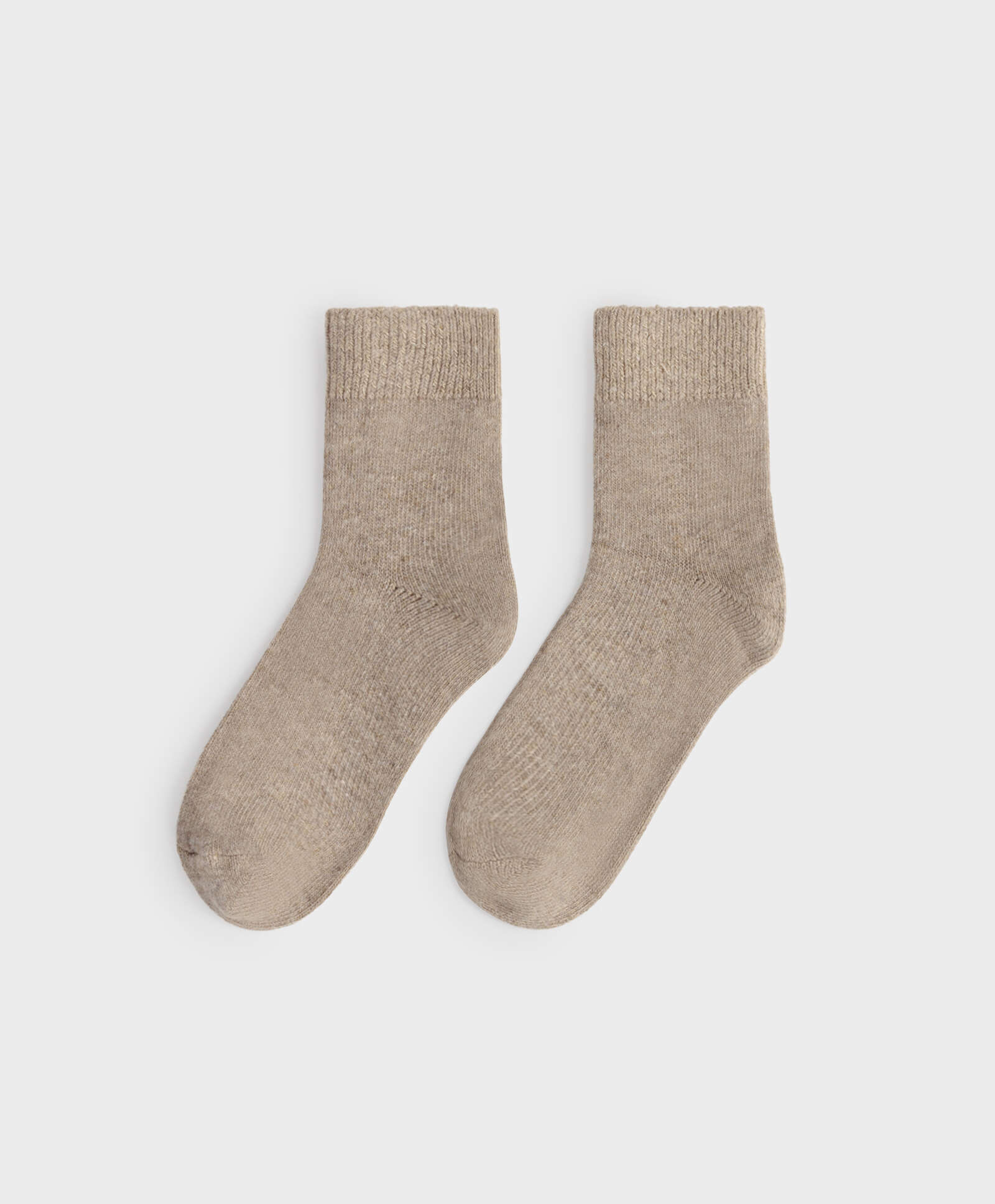 Viertellange Socken aus einem Wolle-Kaschmir-Mix