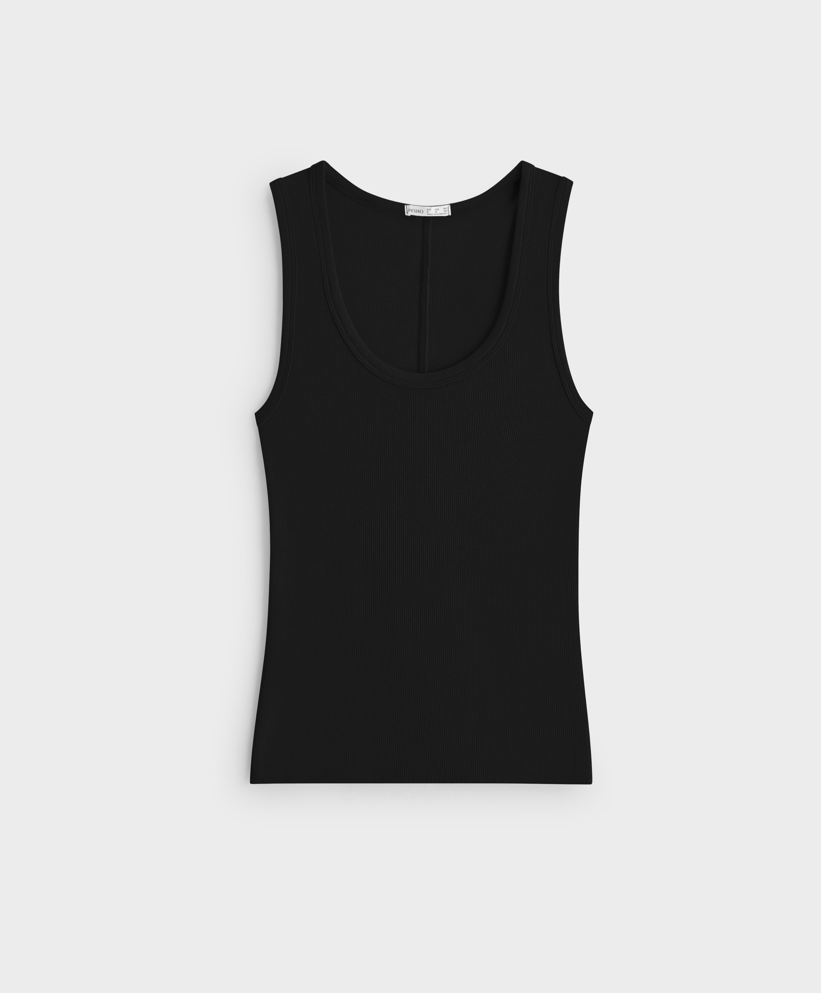 Vest top. Топ в рубчик Oysho. Топы из ткани в рубчик. Майка без бретелек.