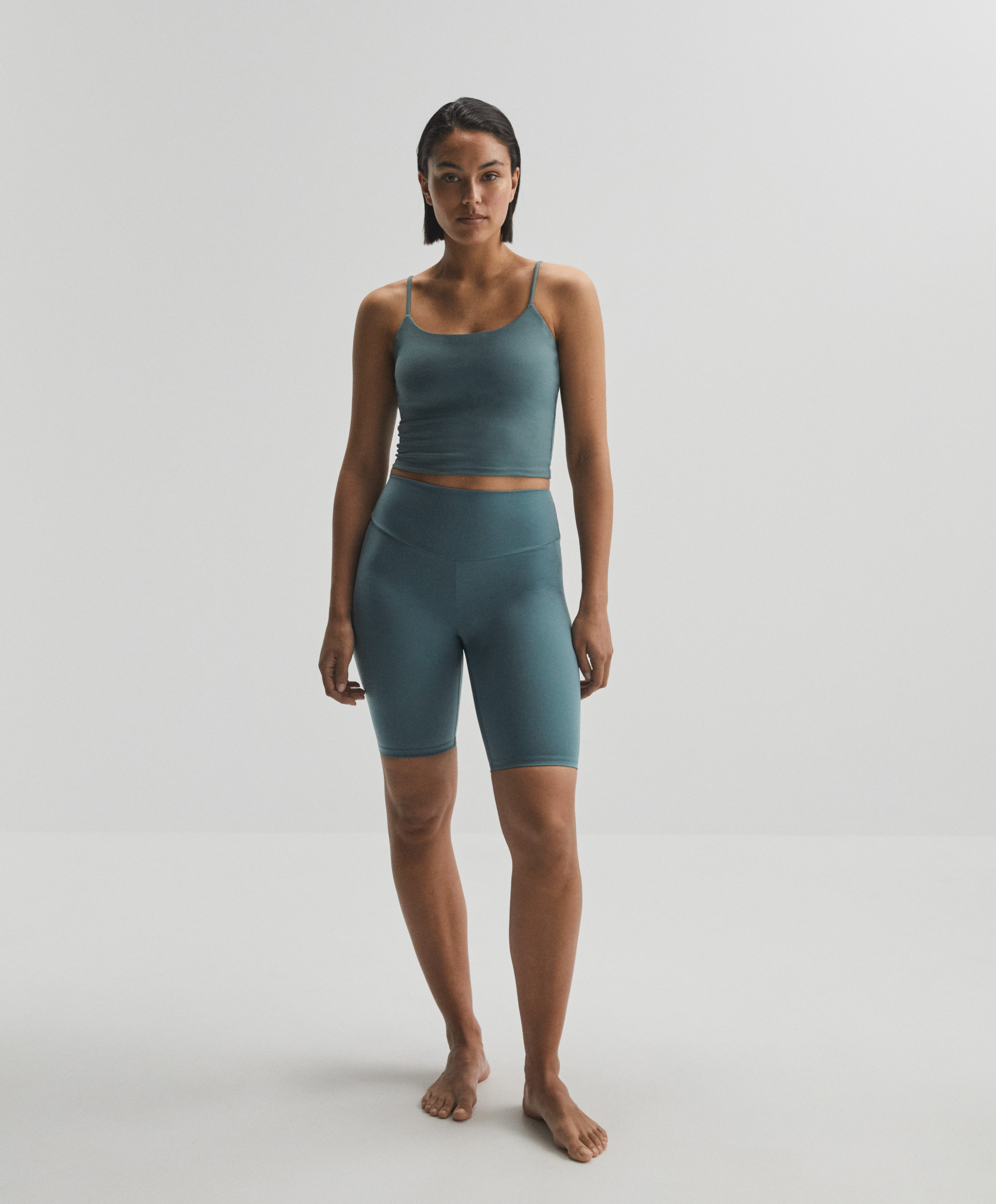 Turquoise comfortlux cycling total look