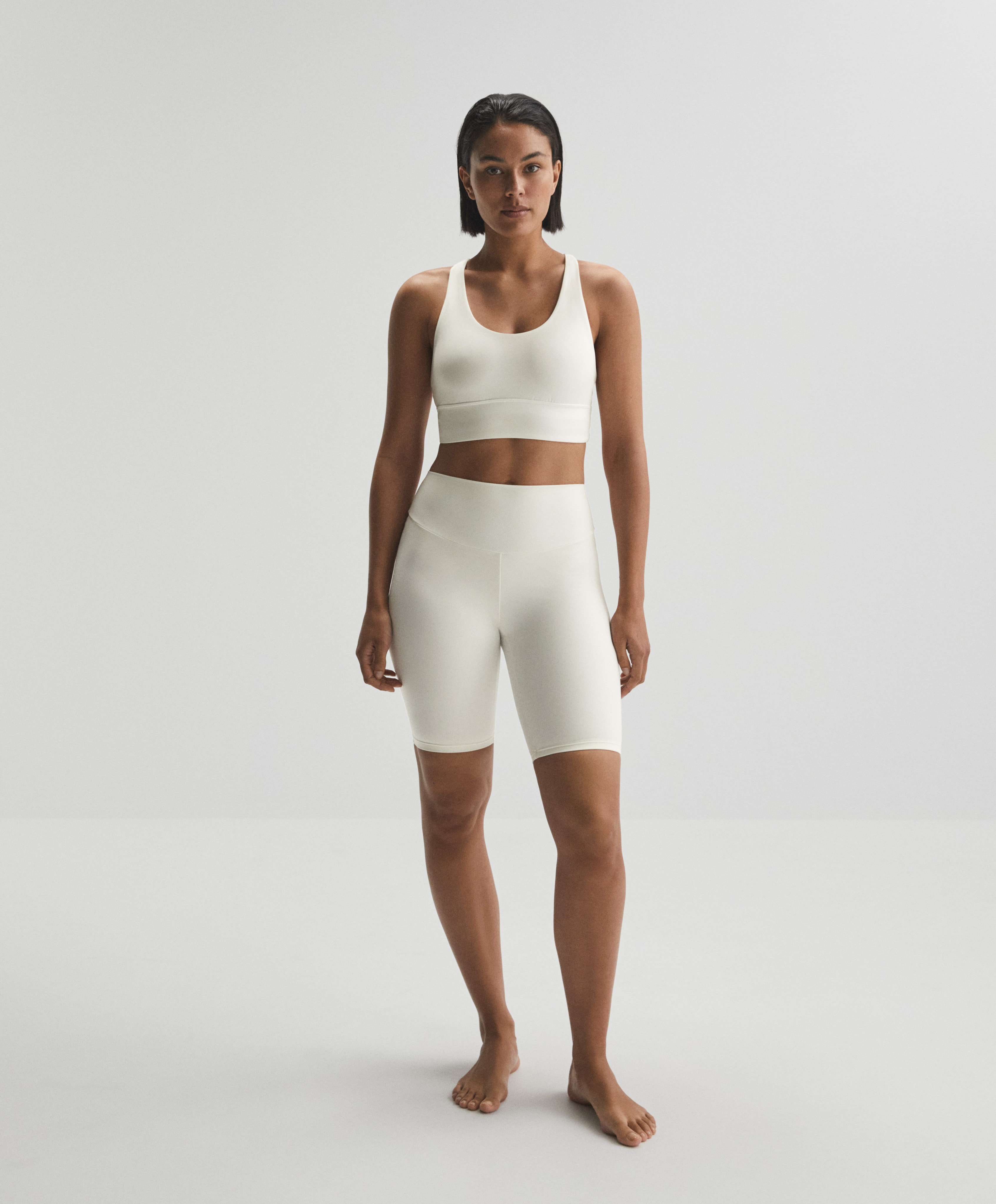 Total look ciclista high rise comfortlux blanco