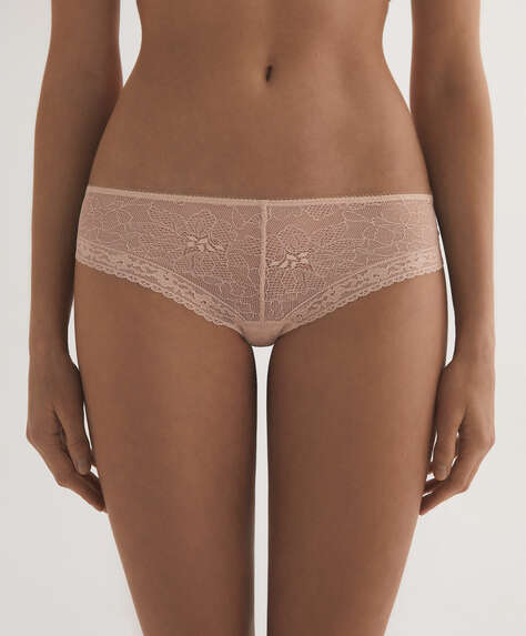 Lace Brazilian hipster briefs