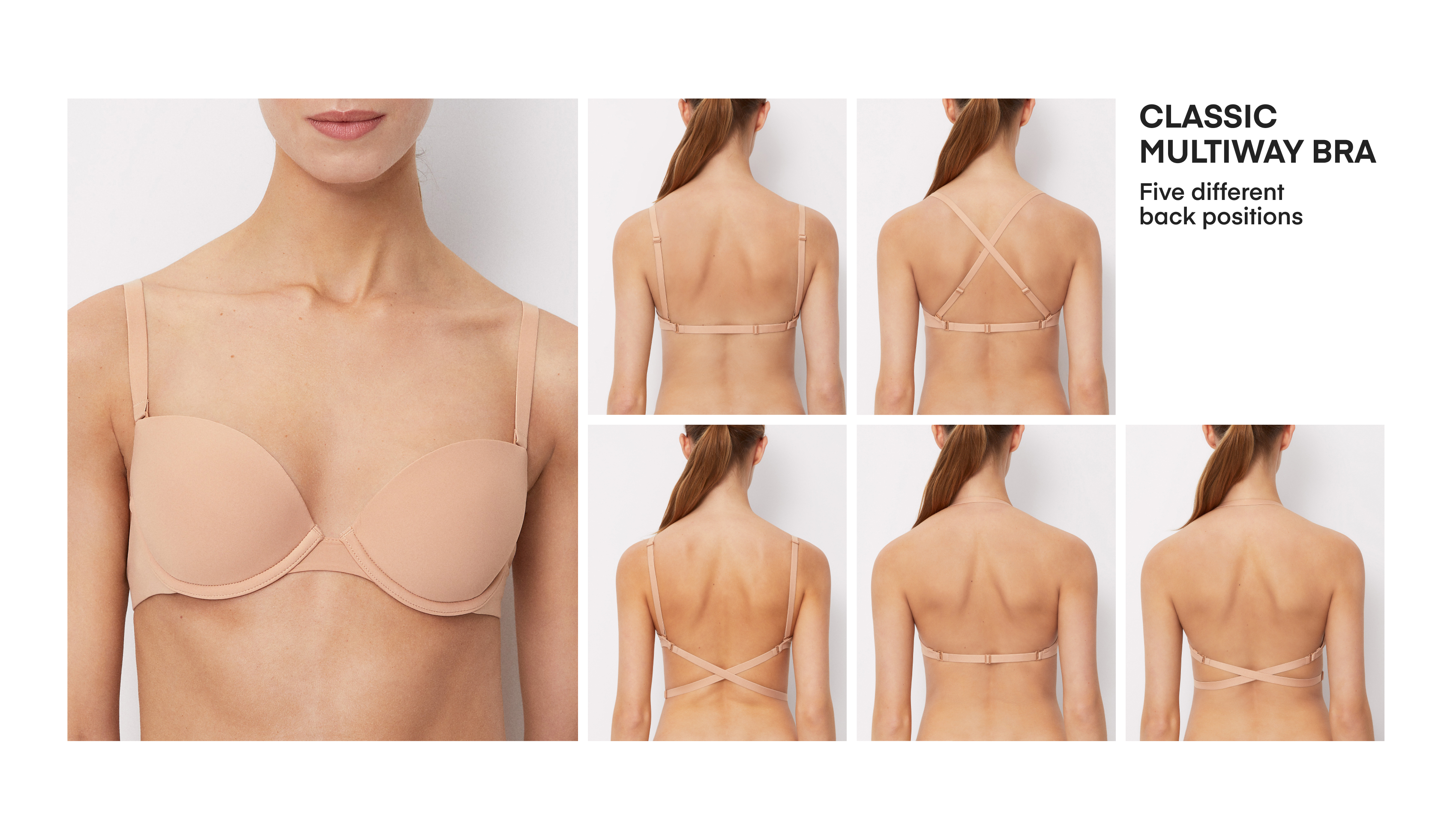 0155/193 Polyamide multiway classic bra