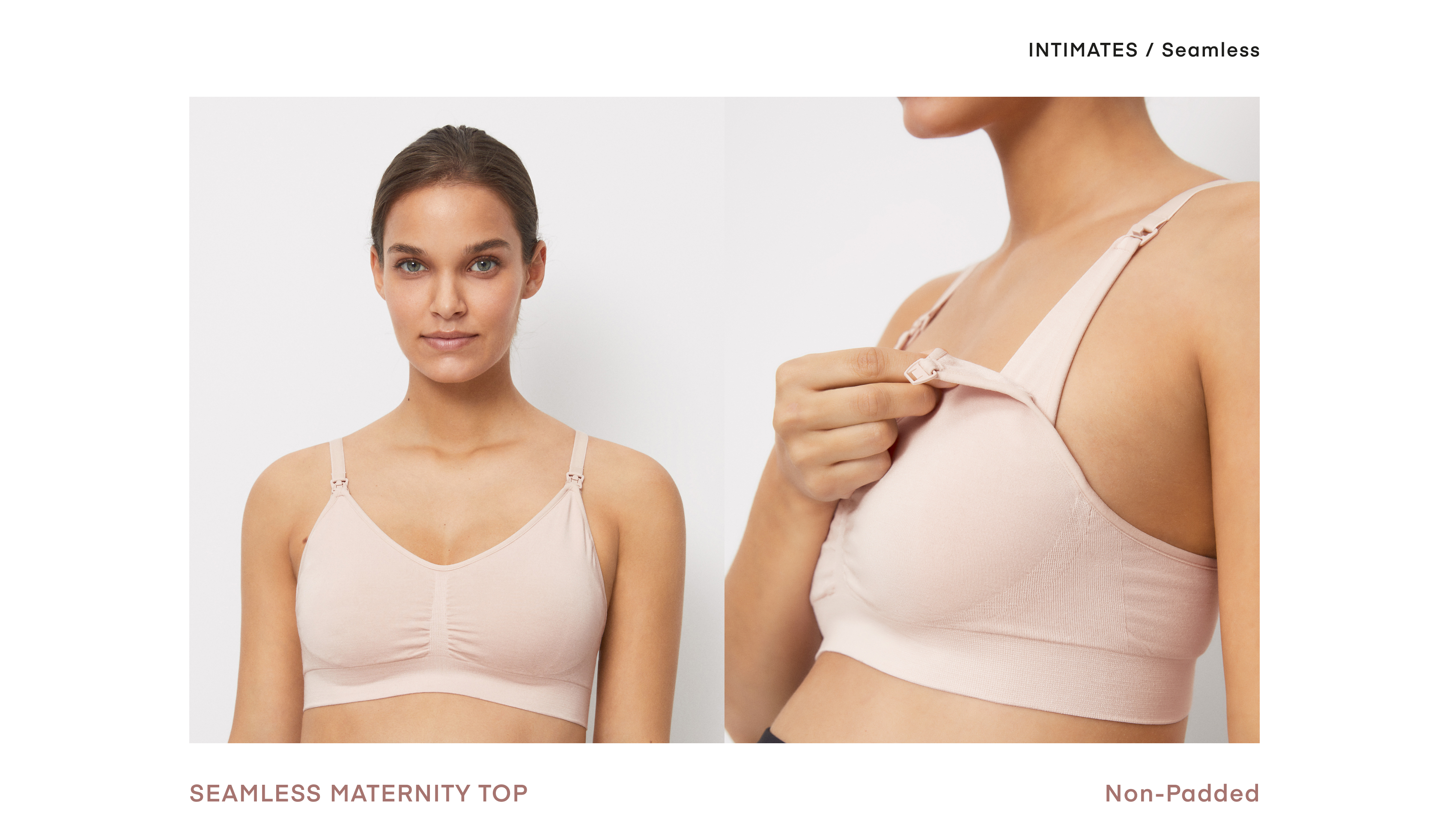 Seamless maternity top