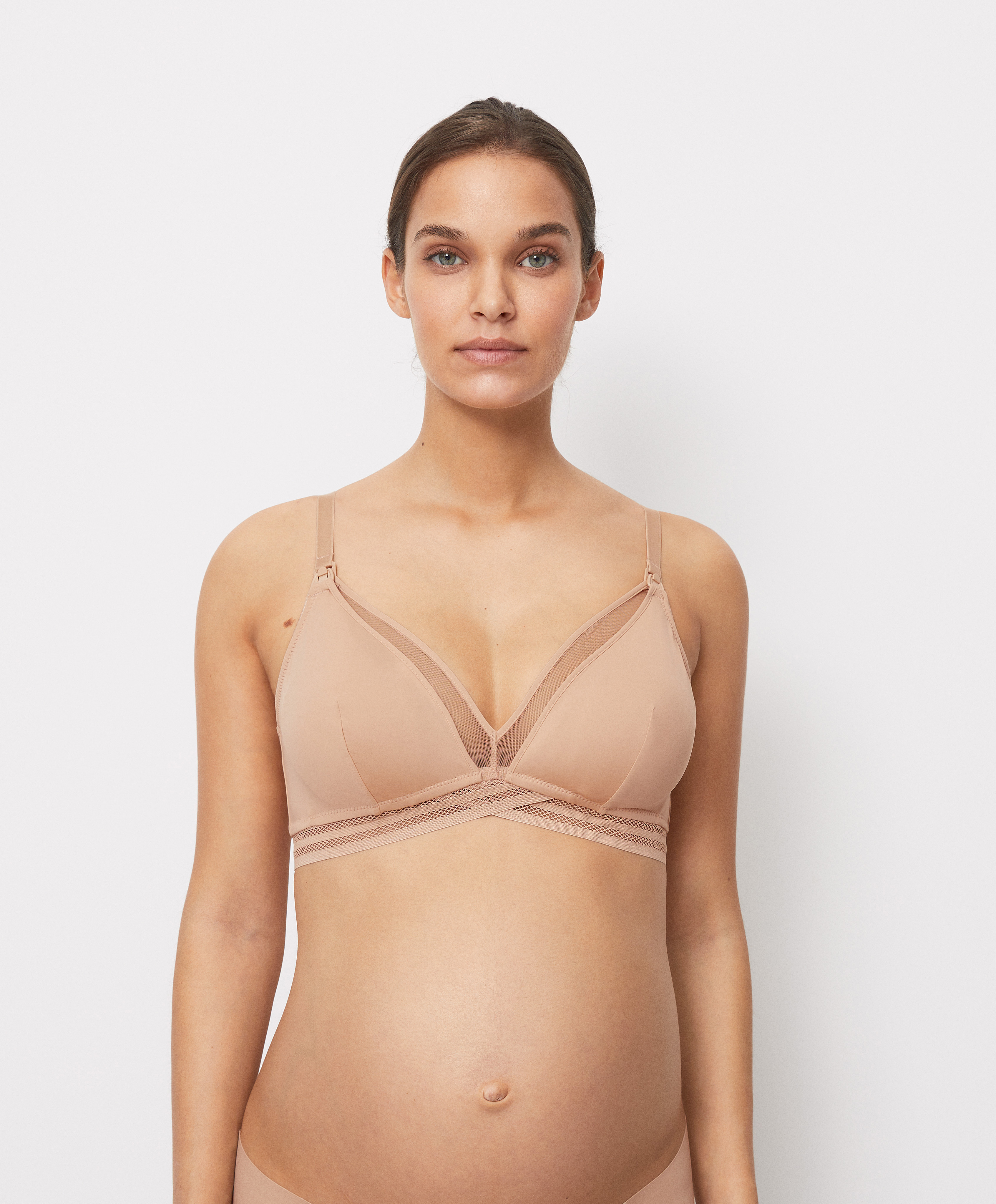 0167/719 Tulle triangle nursing bra