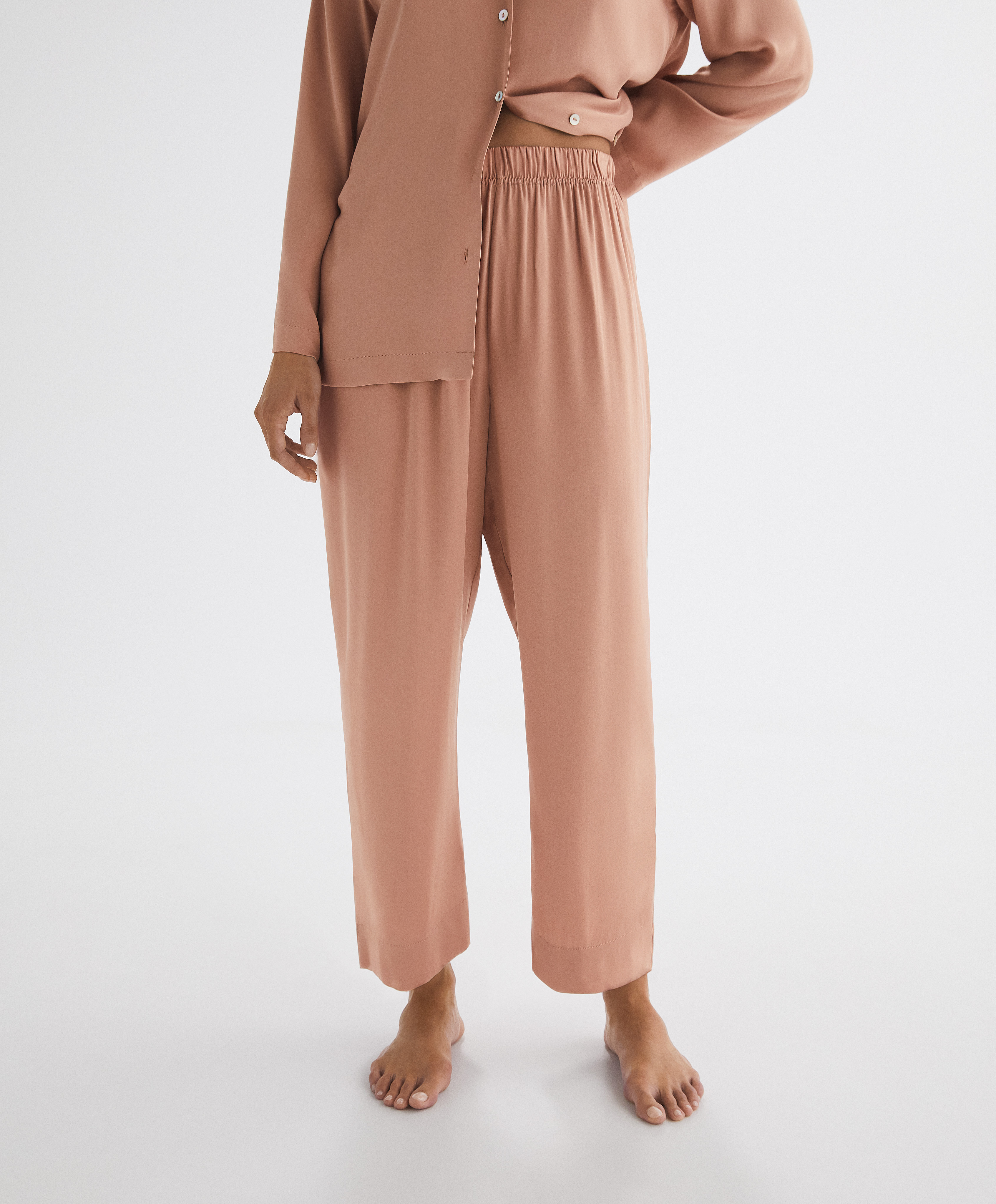 Pantalón largo seda - Ver todo - Pijamas - Dormir | OYSHO Republica  Dominicana