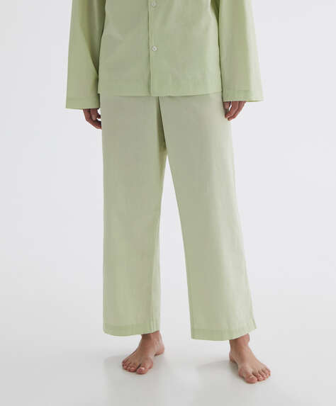 Pijama comprido popelina 100% algodão