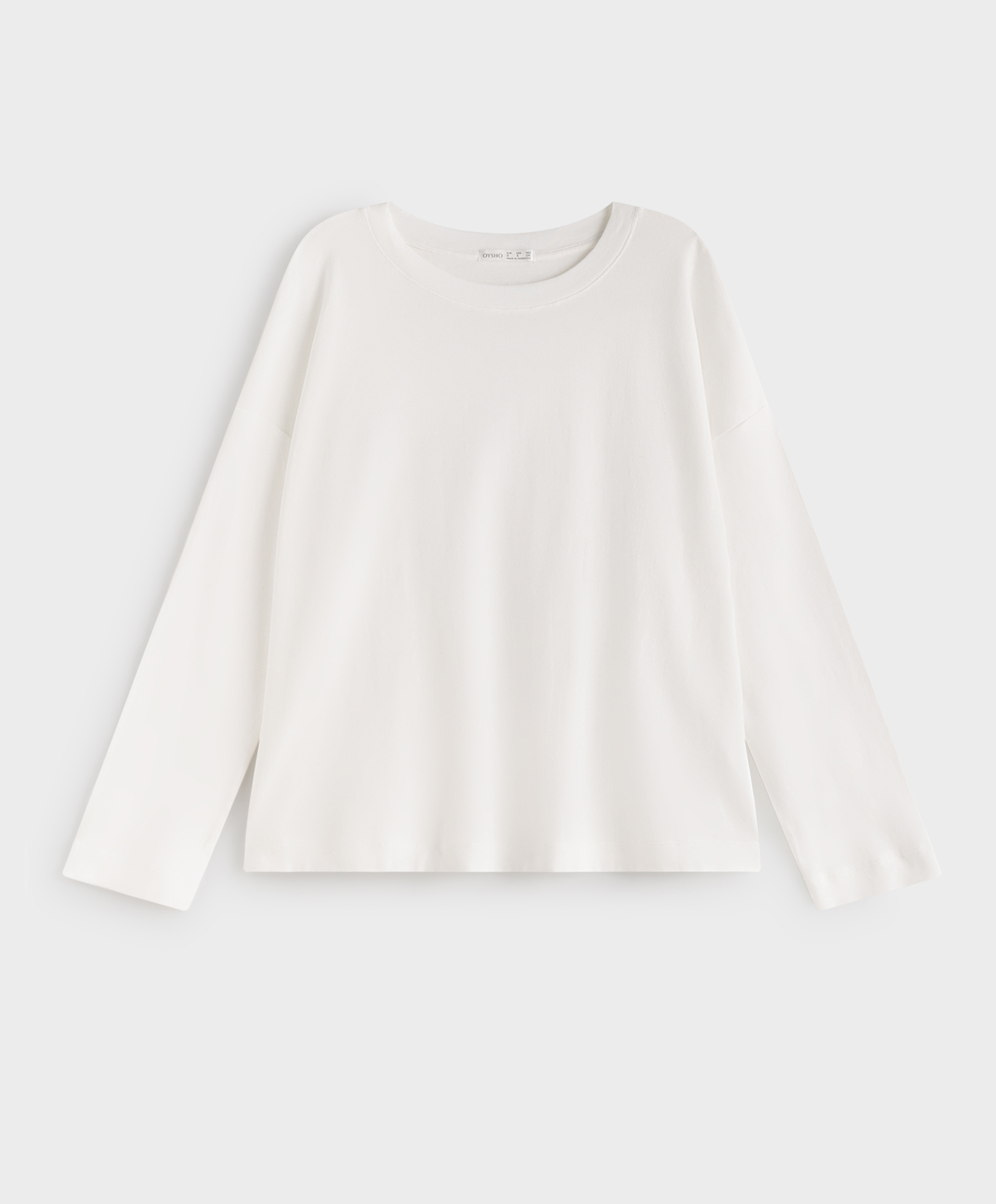 100% cotton long sleeve T-shirt - T 