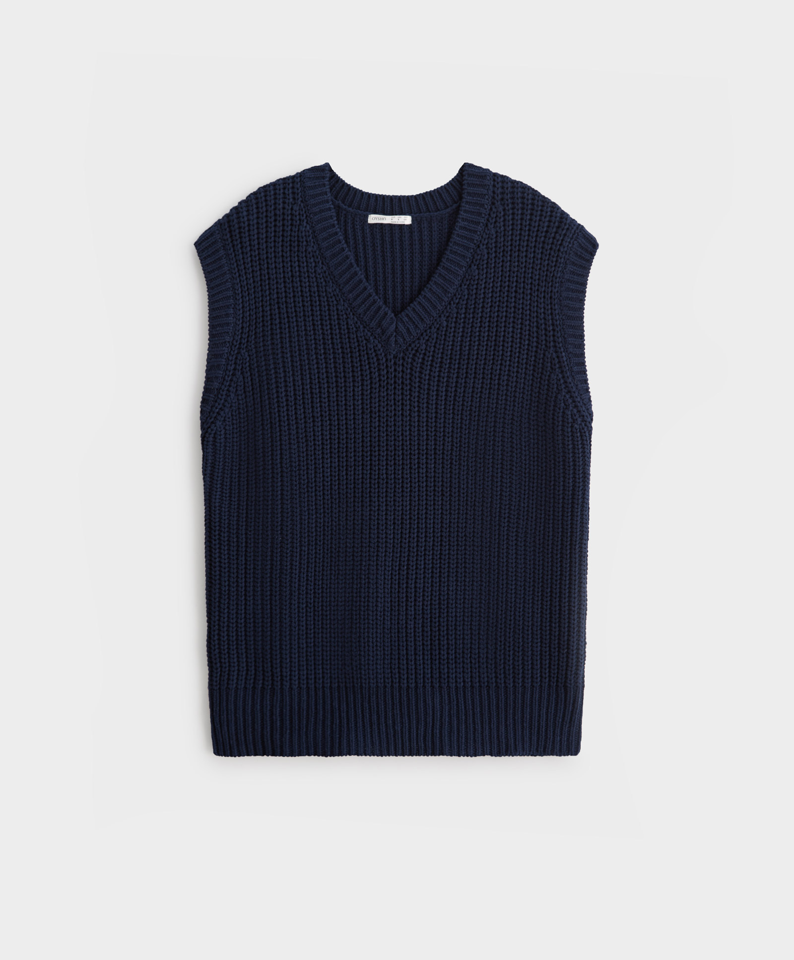 100% cotton knit vest