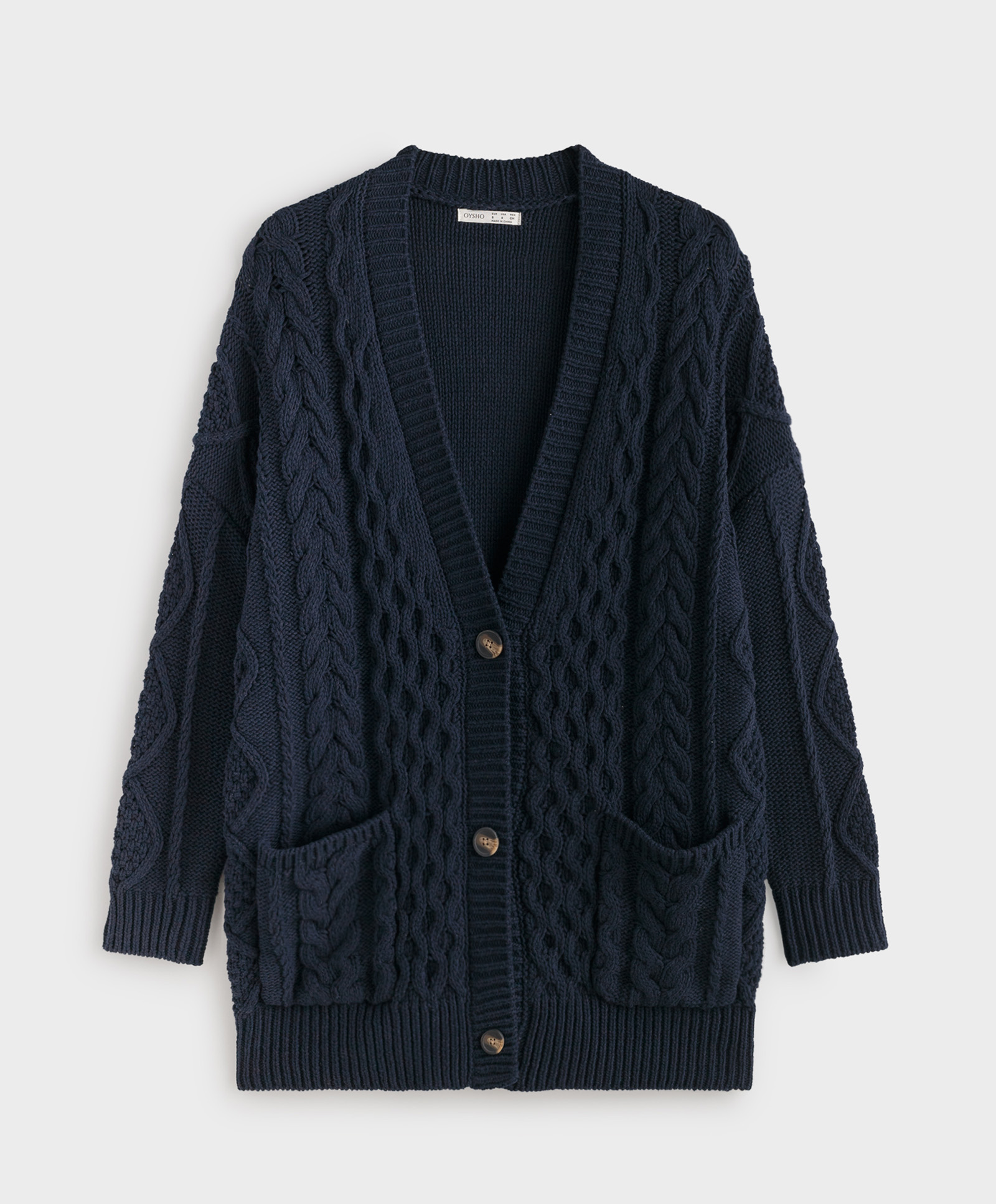 100% cotton knit jacket