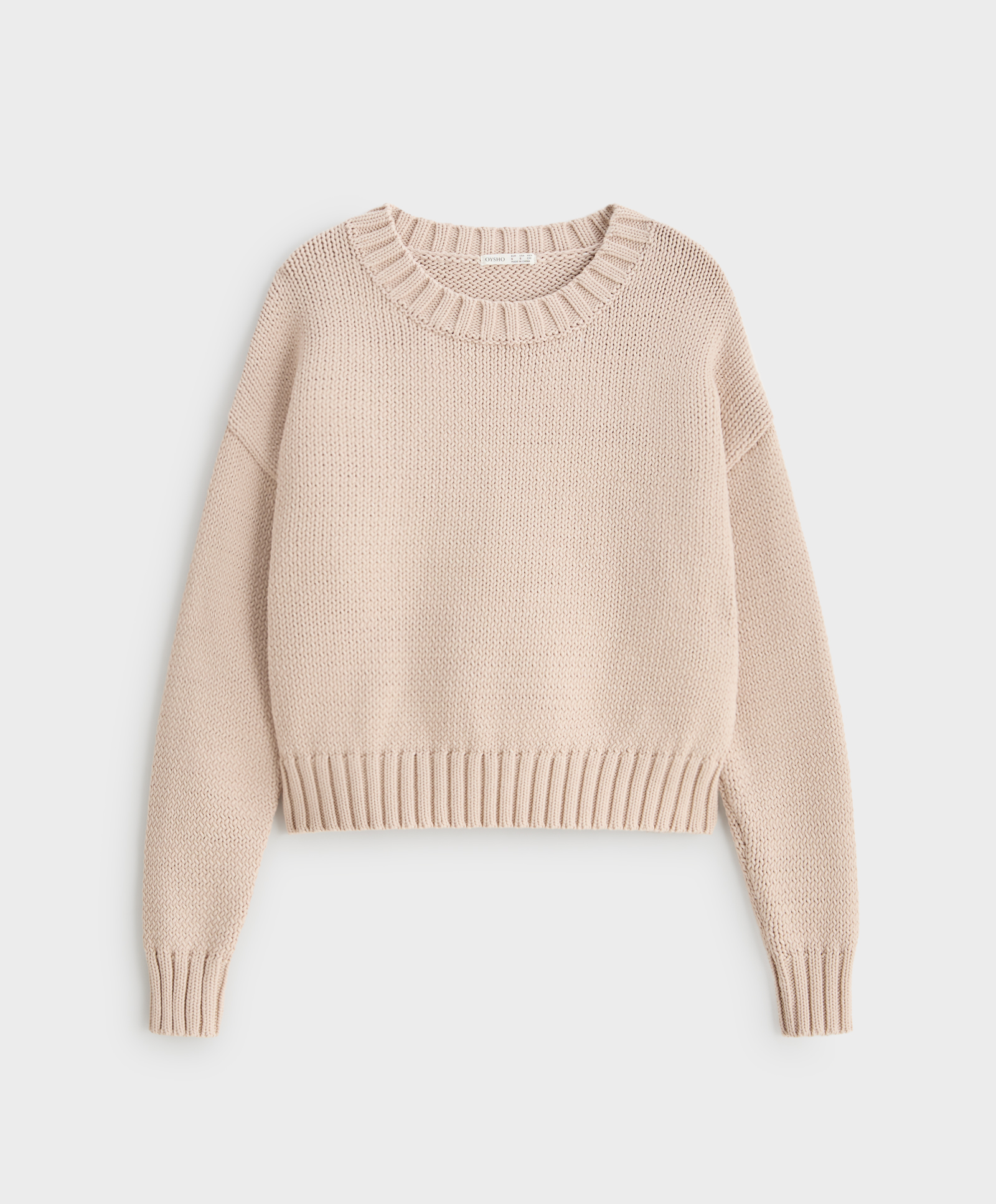 Cotton knit sweater