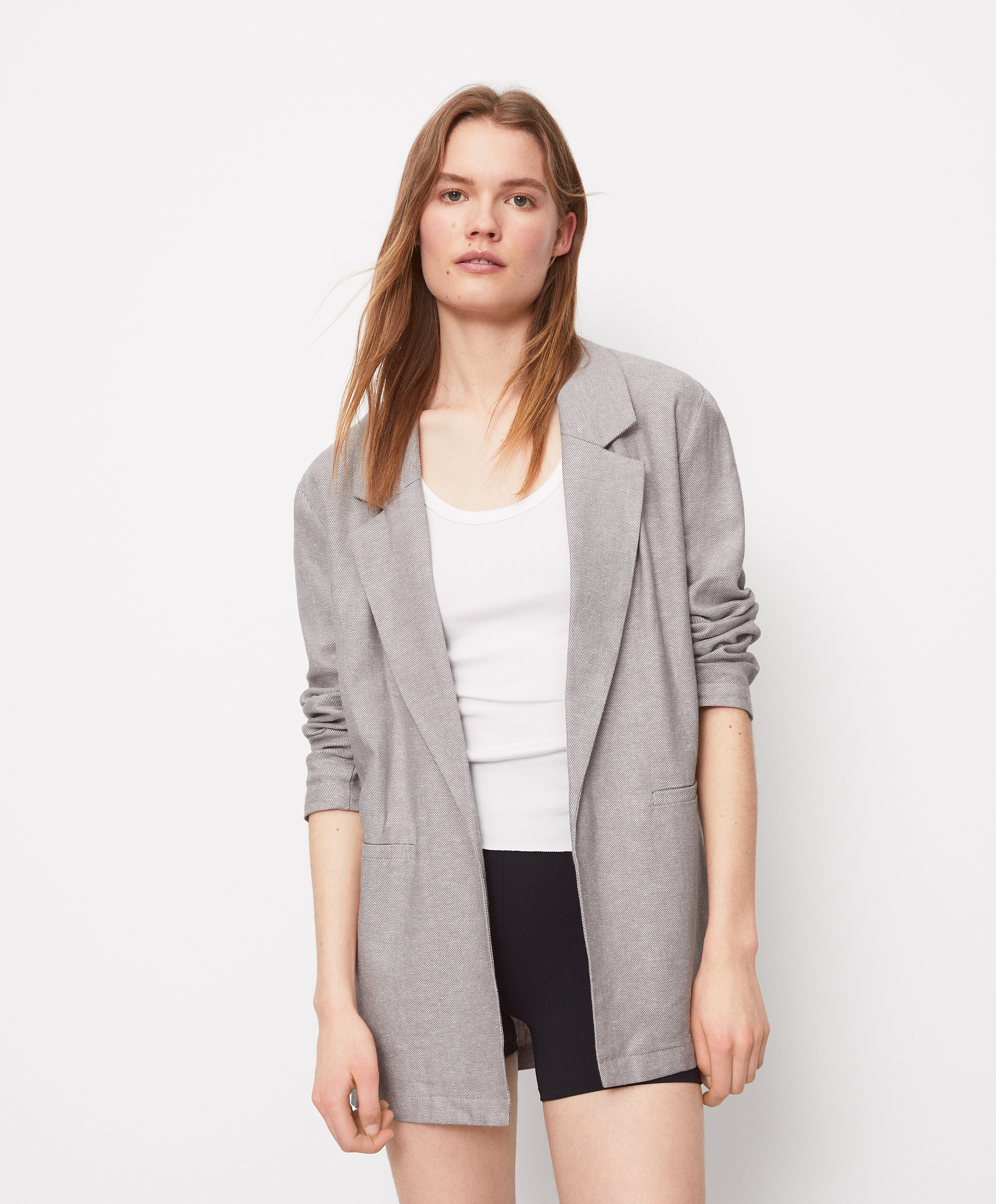 Linen and cotton jacket