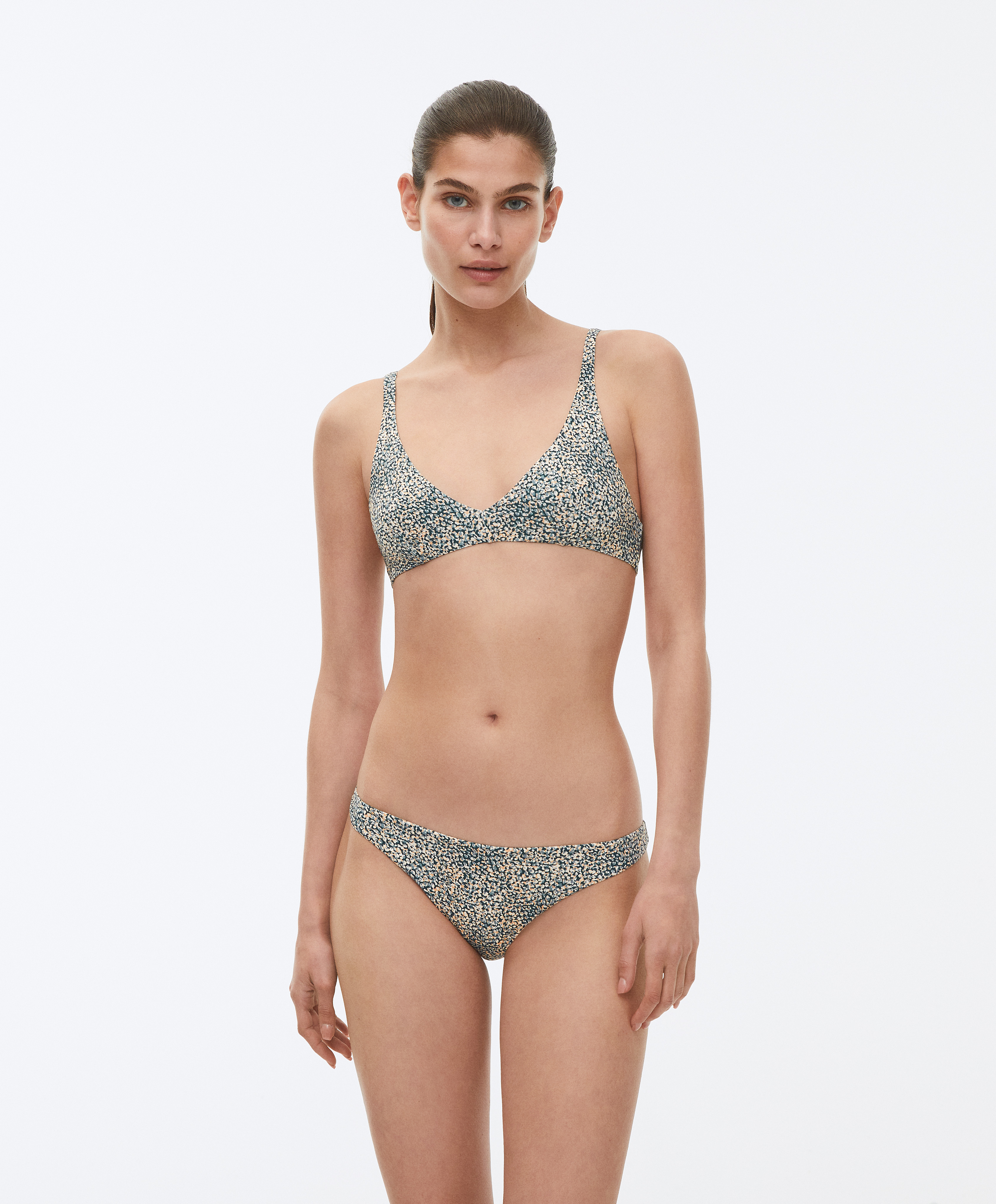 Abstract print classic bikini briefs 