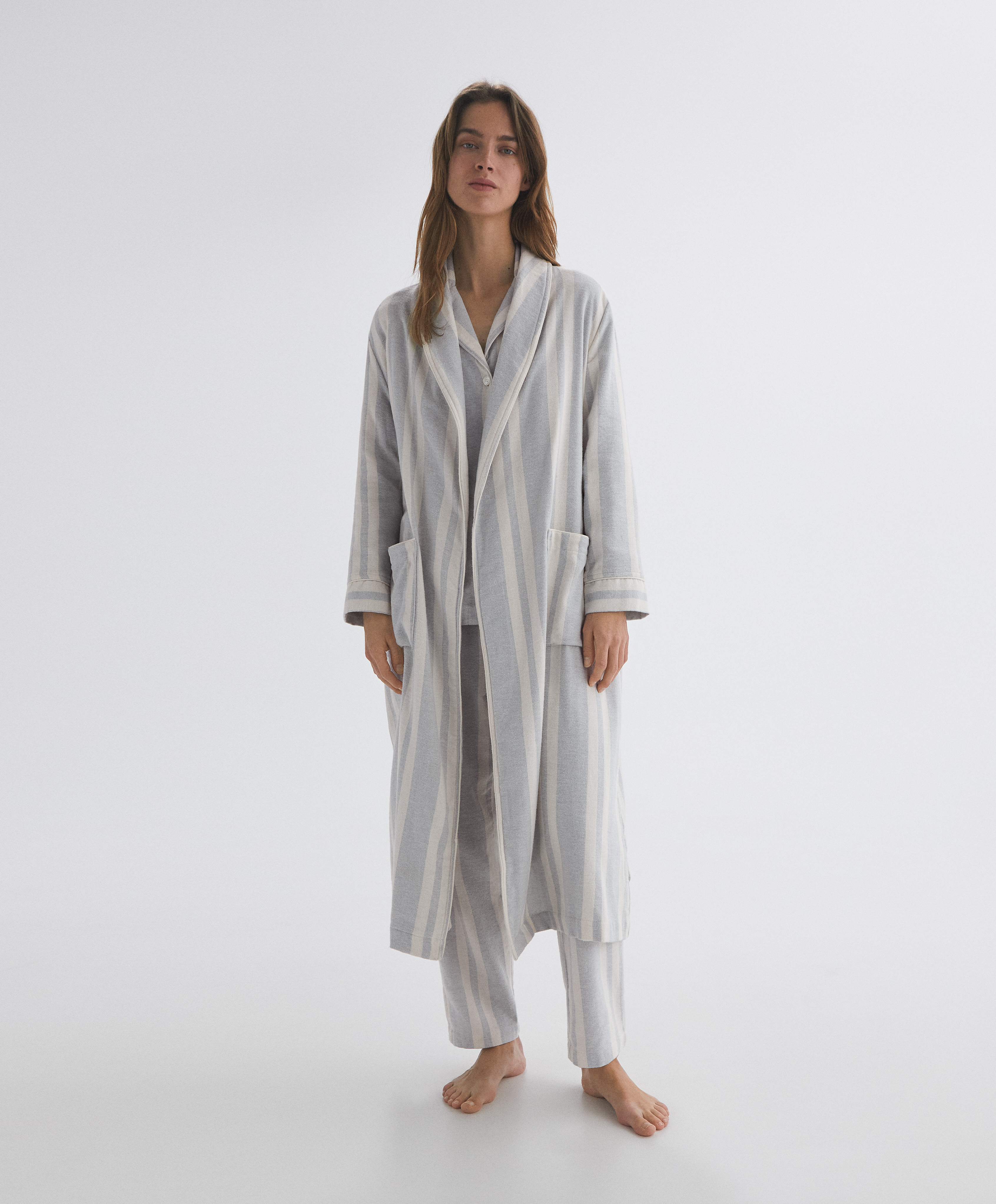 warm cotton dressing gown