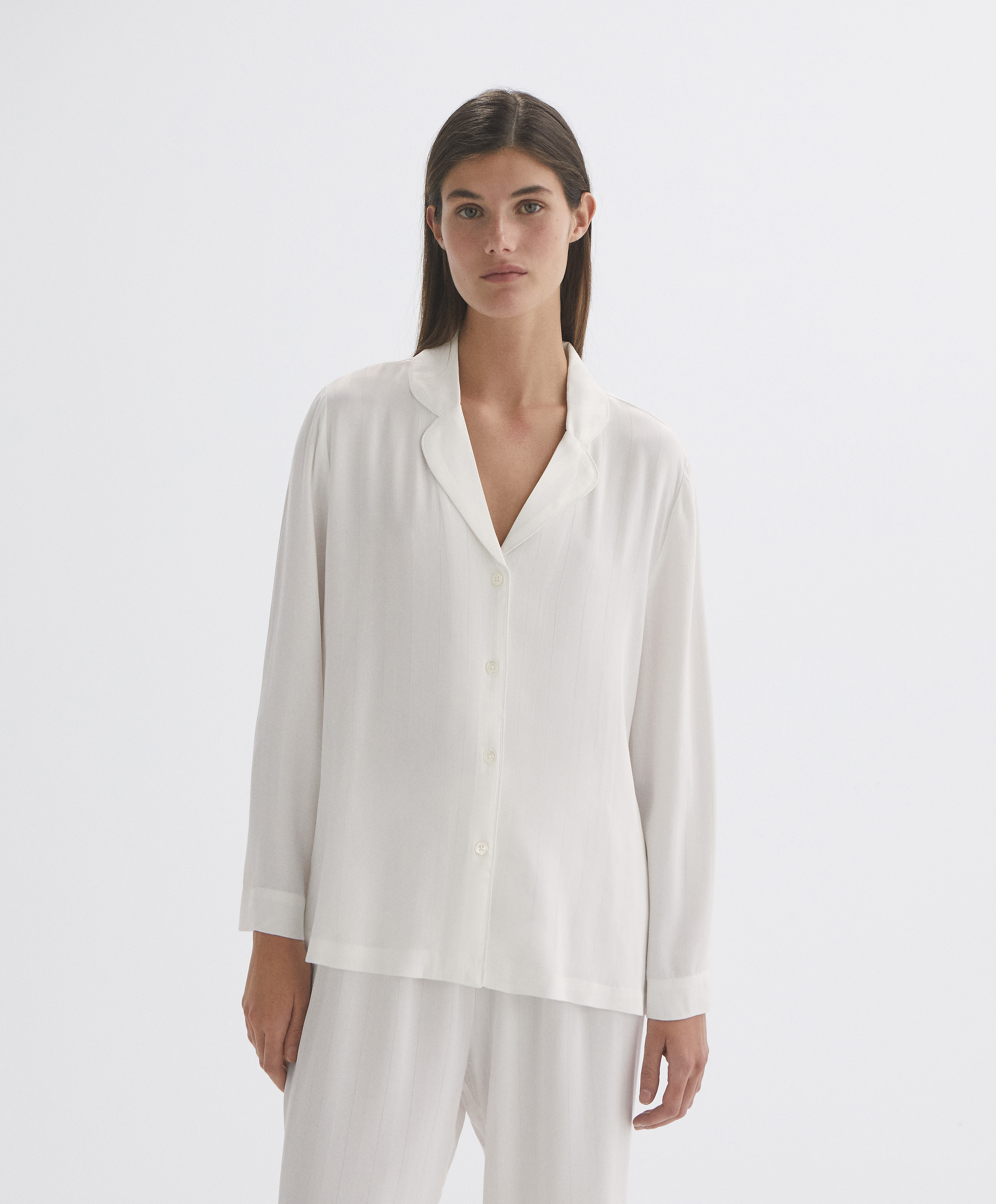 Conjunto camisero rayas jacquard premium - Ver todo - Pijamas - Dormir |  OYSHO Andorra