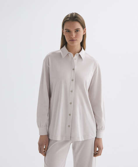 100% cotton long-sleeved shirt