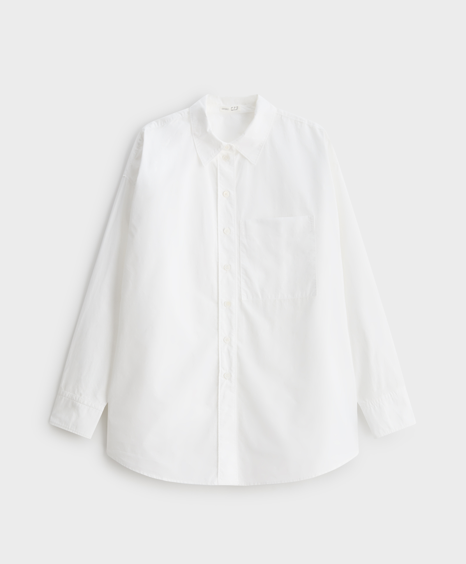 100% cotton poplin shirt