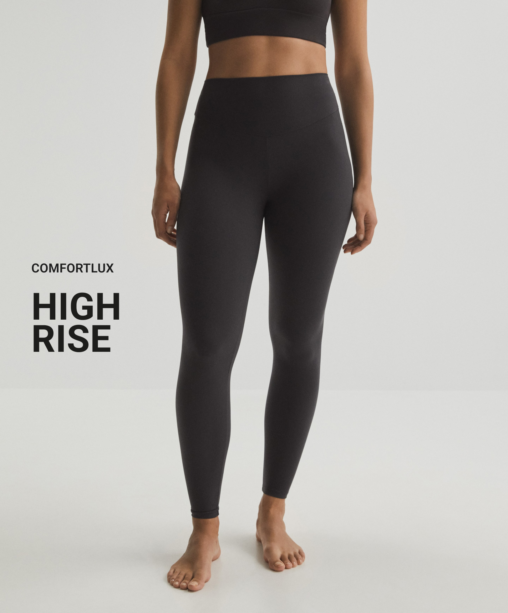 High rise comfortlux legging op enkellengte