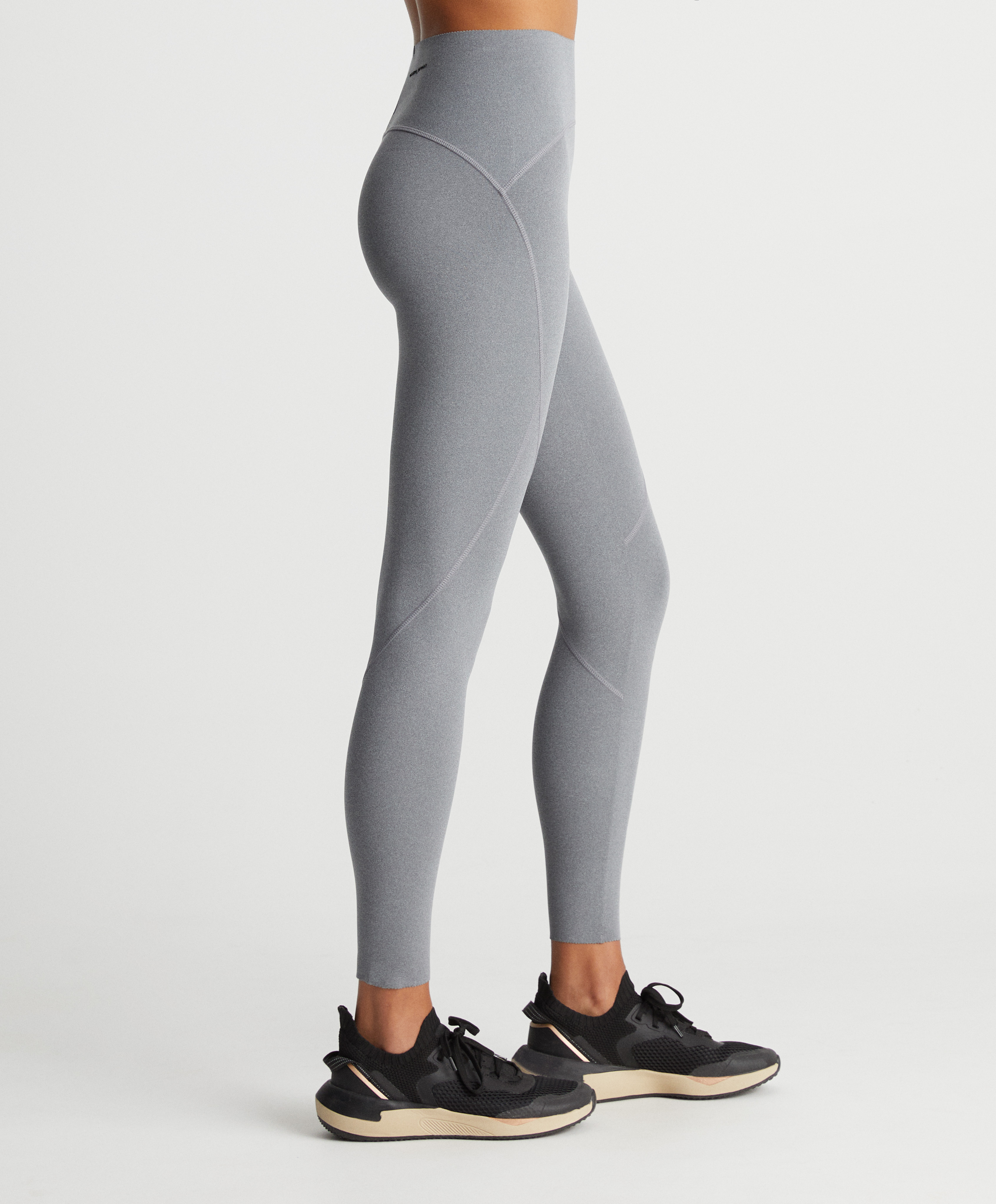 Basic compressive ankle-length leggings 
