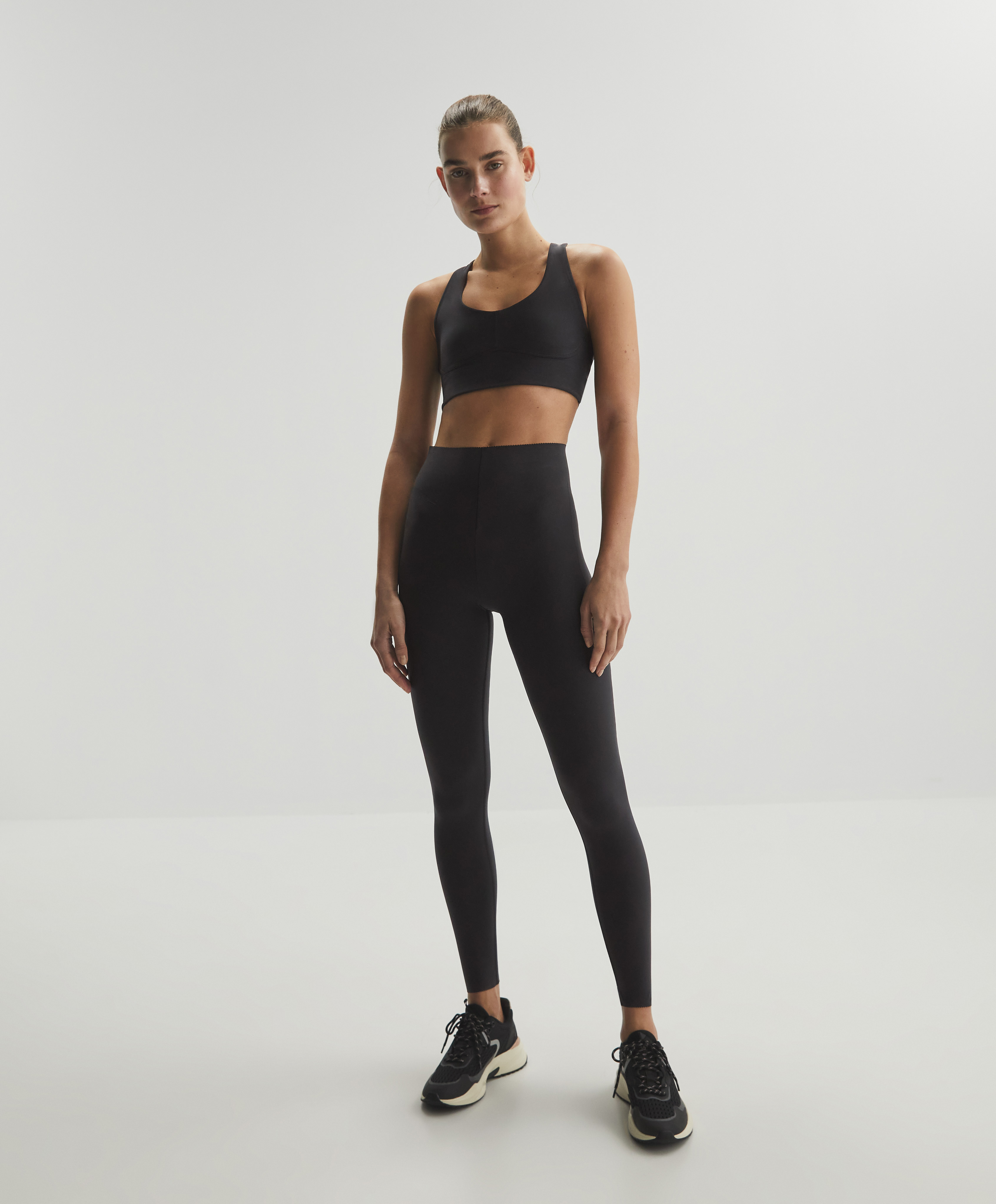 Compressive raise up ankle-length 