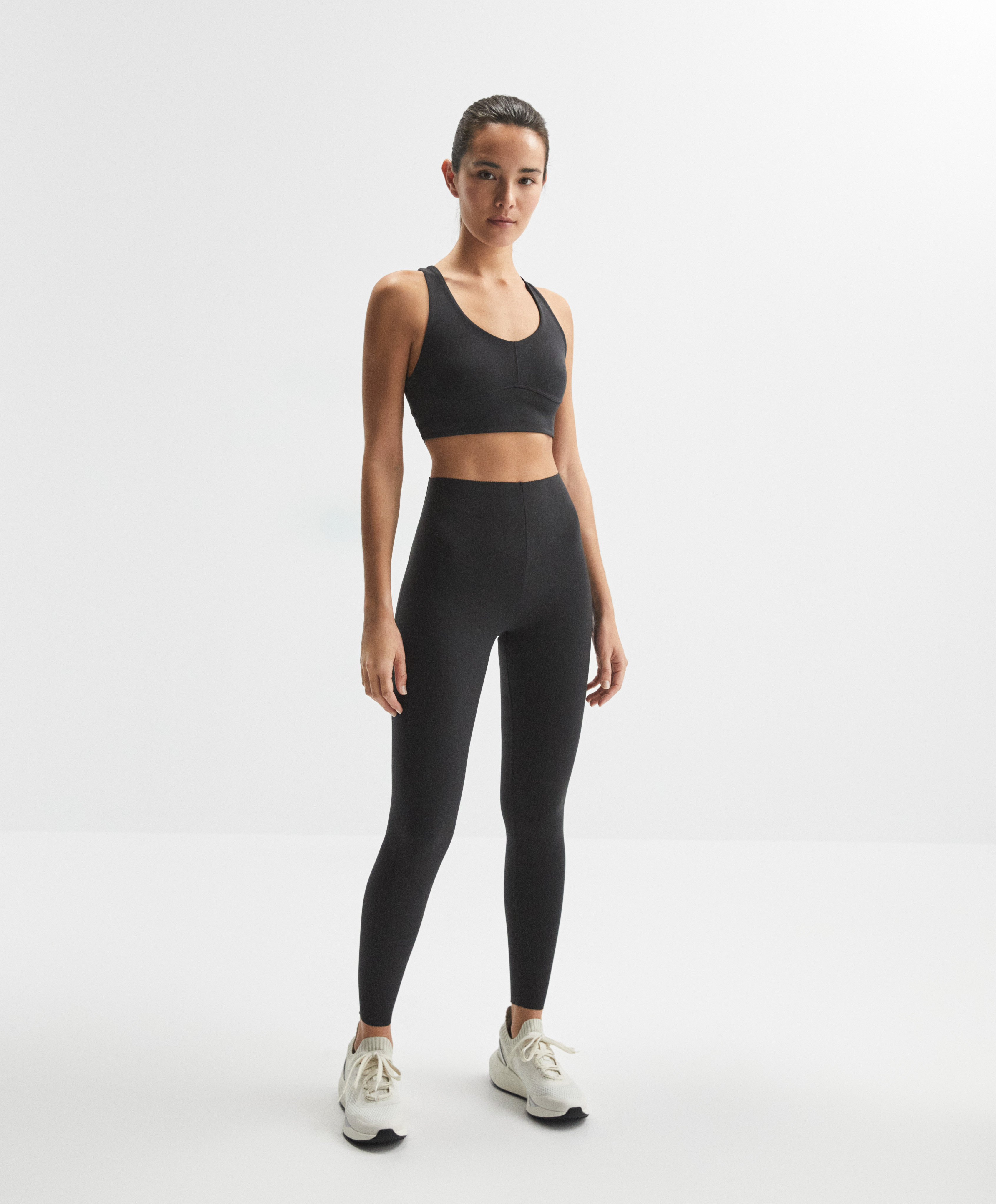 Compressive raise up ankle-length 