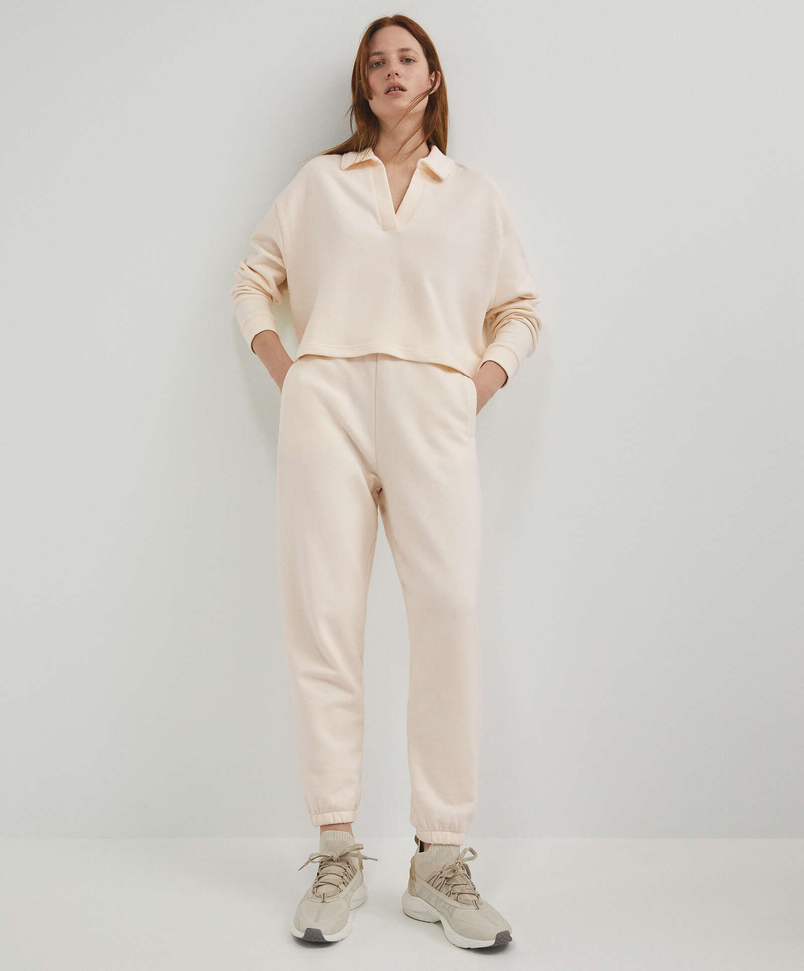 Oysho - Pantalón jogger 100% algodón