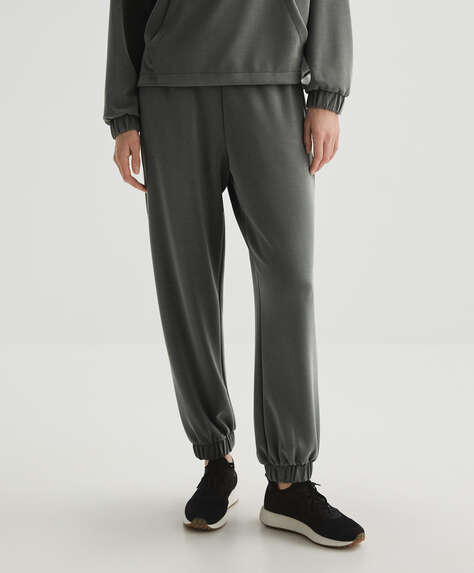 Soft touch modal joggers