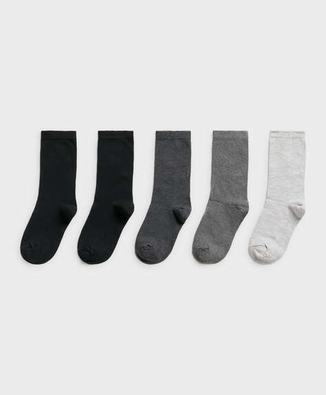 5 pares de calcetines algodón                                                                                                  