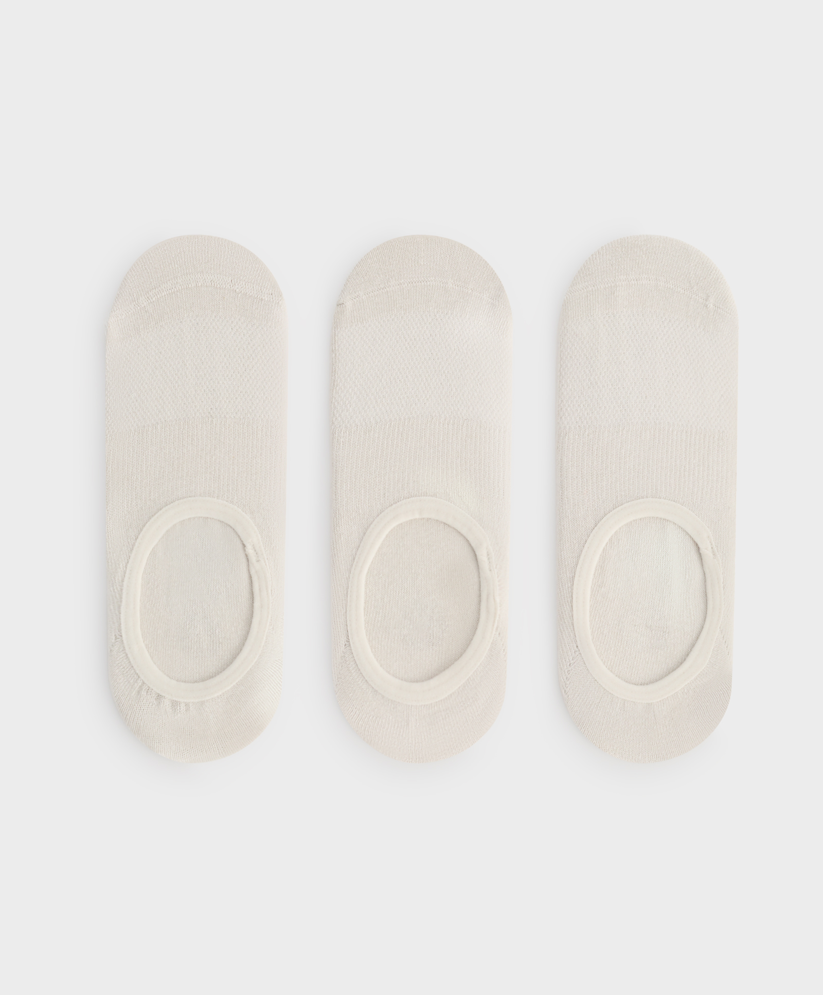 3 paires de socquettes invisibles sport avec coton