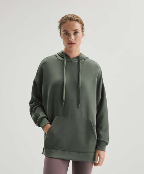 Sport Sudaderas Oysho Sudadera Oversize Sudadera Tacto Suave Oysho