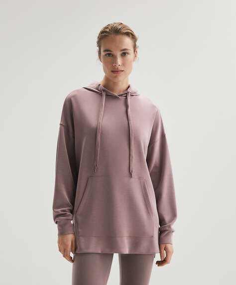 Oversize soft touch modal sweatshirt