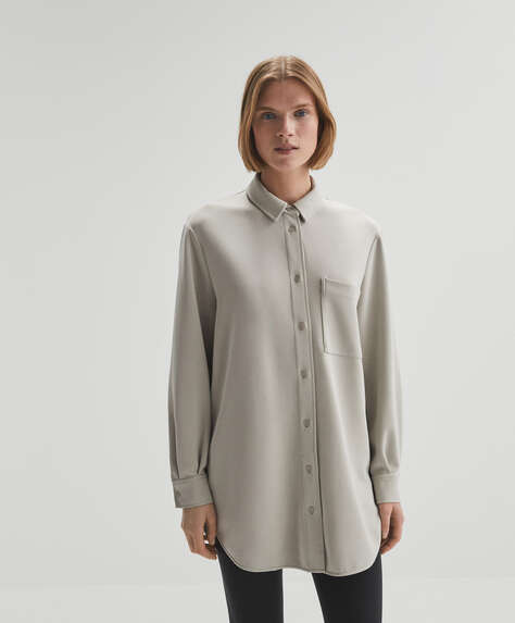Overshirt with pockets