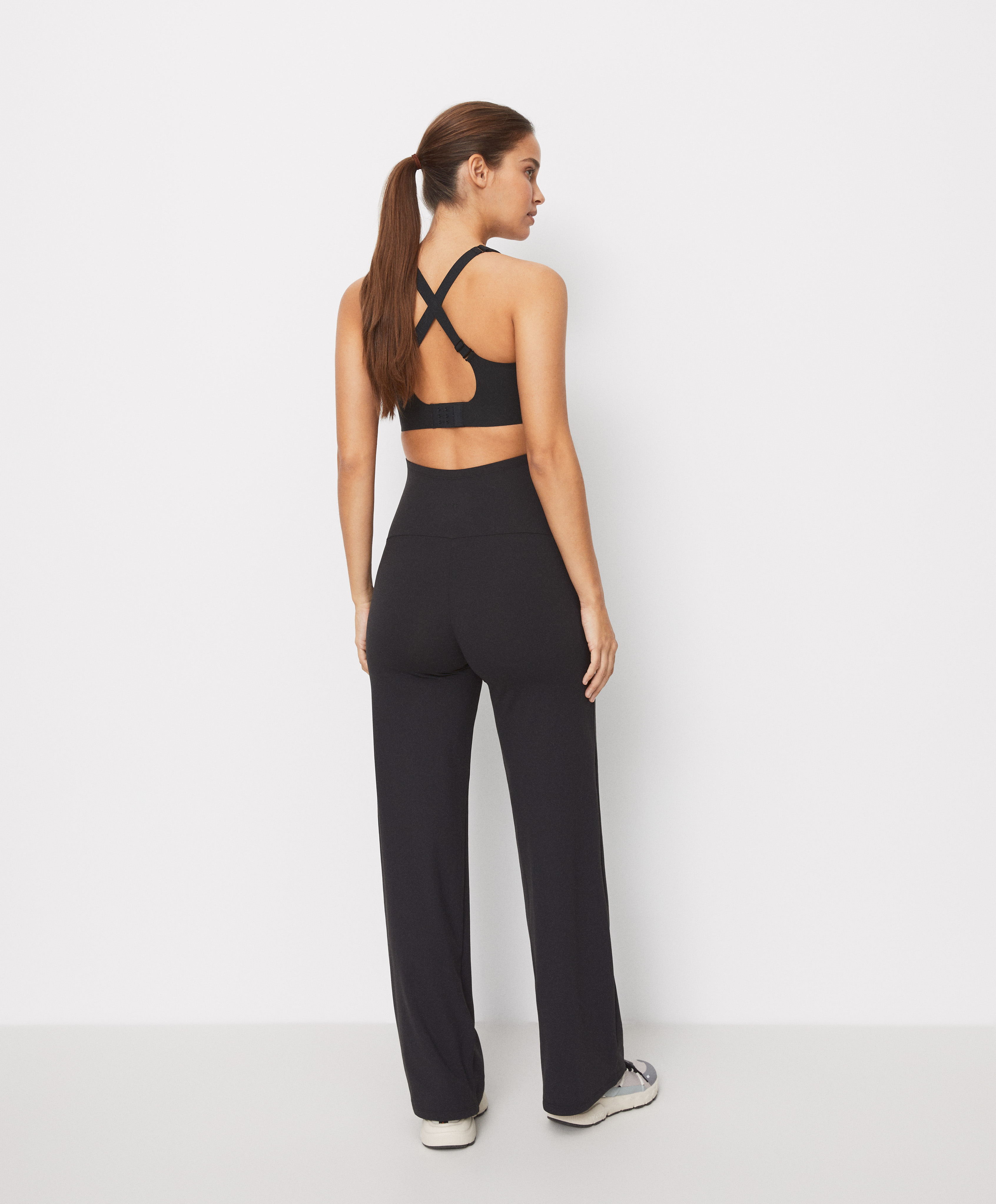 Maternity comfort straight-leg trousers 