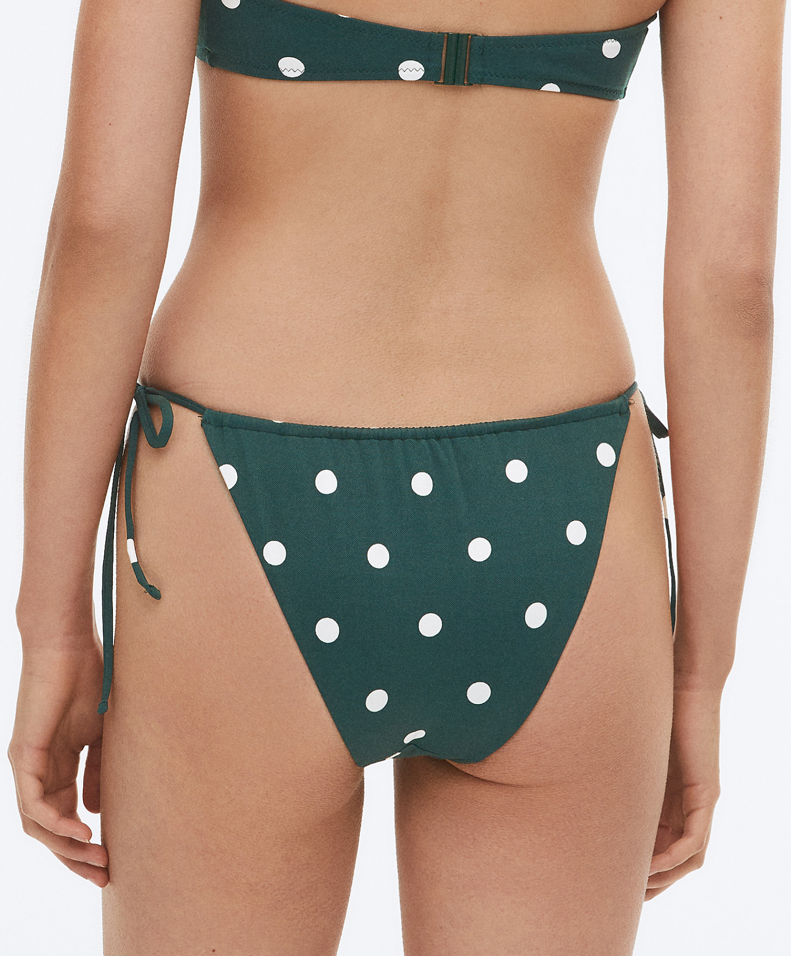 Mid-rise bikini briefs with ties 