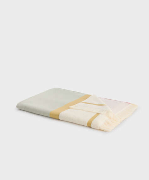 100% cotton stripe towel