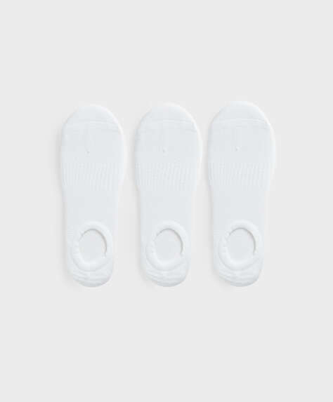 3 pairs of cotton sports footsies