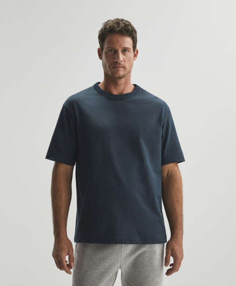 T-shirt de manga curta 100% algodão
