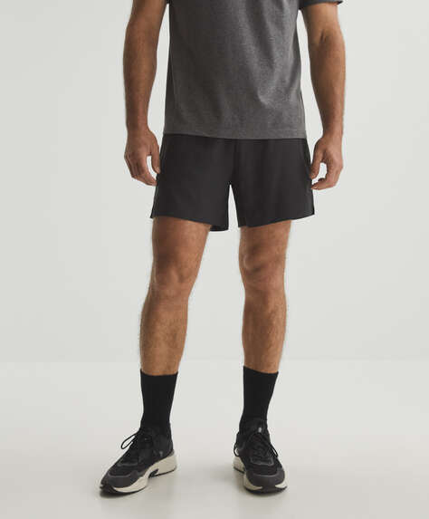 Shorts til træning, 2-i-1, 13 cm