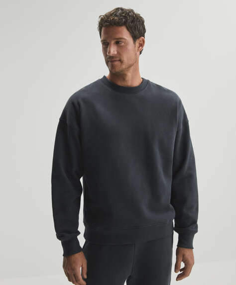 Oversize-Sweatshirt aus 100 % Baumwolle