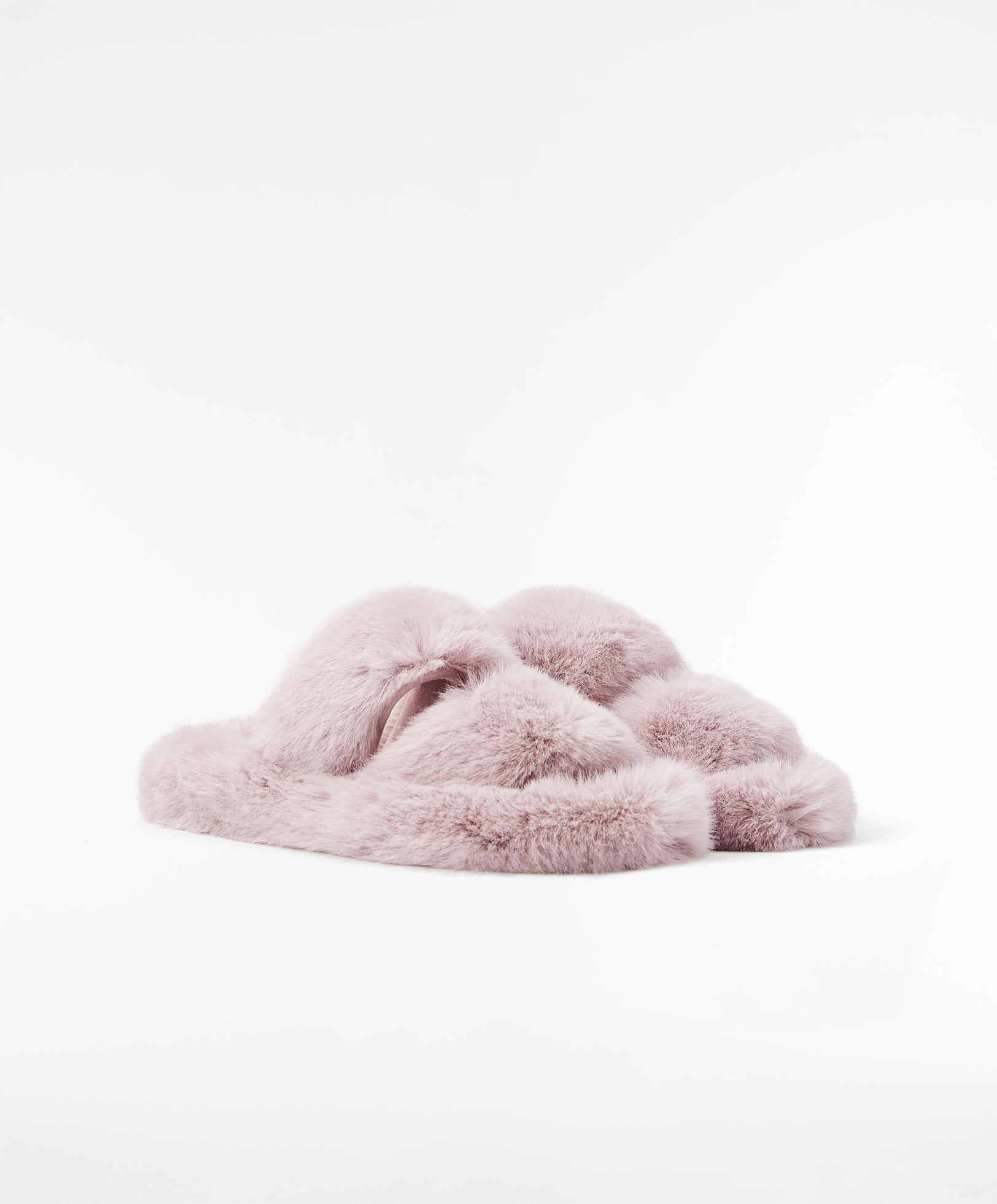 Fluffy strap sandals outlet